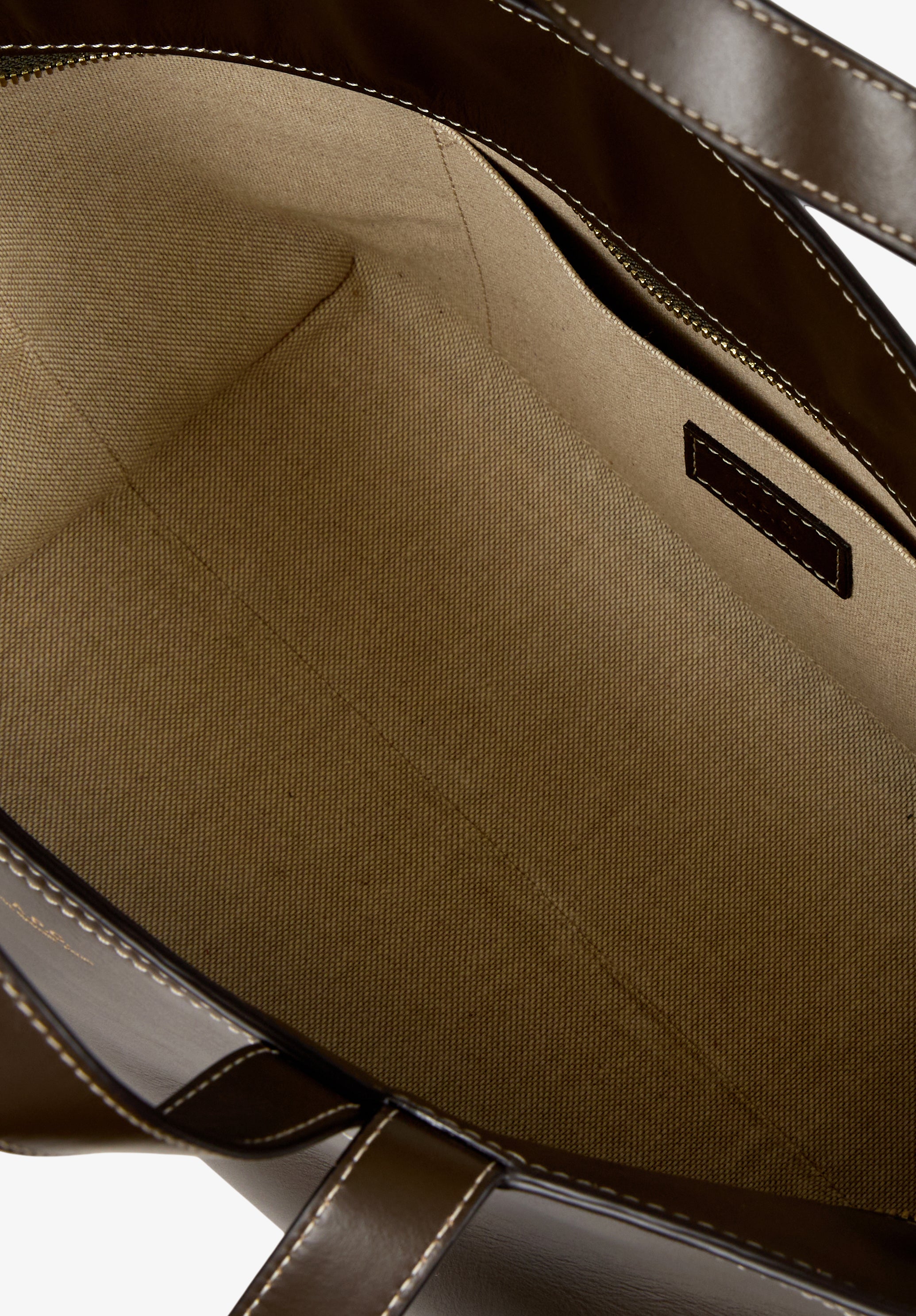 A.P.C. Drummer Small Tasche Leder Braun TU