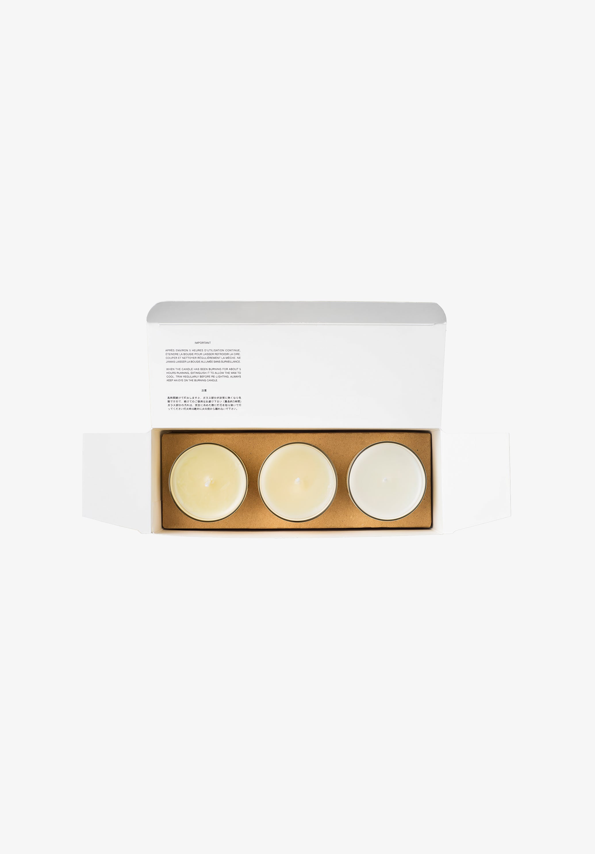 A.P.C. Accessories Geschenkset Kerzen TU Glas