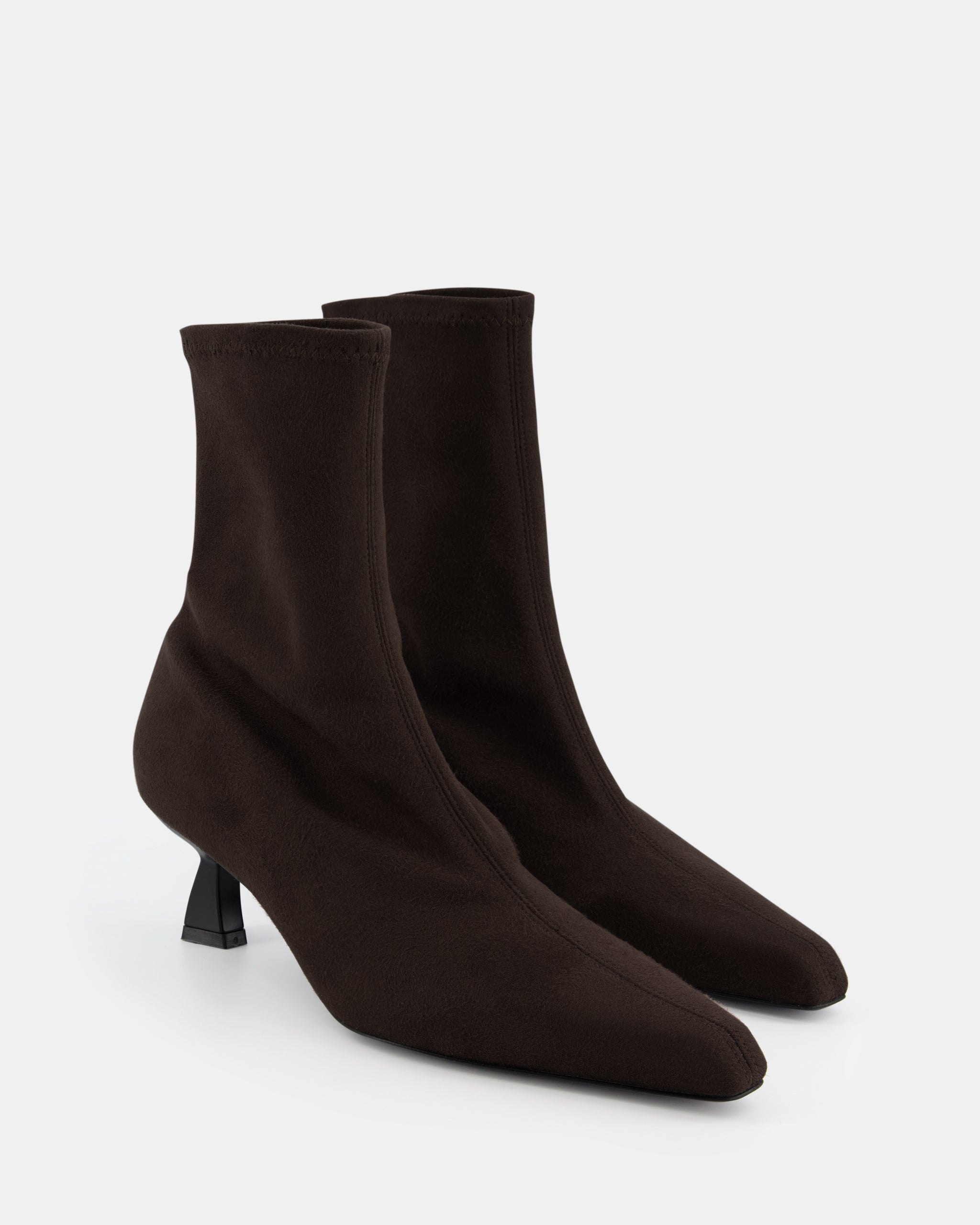 Nodaleto Dona Stretch Boot 50 Stiefel Dark Brown Suede