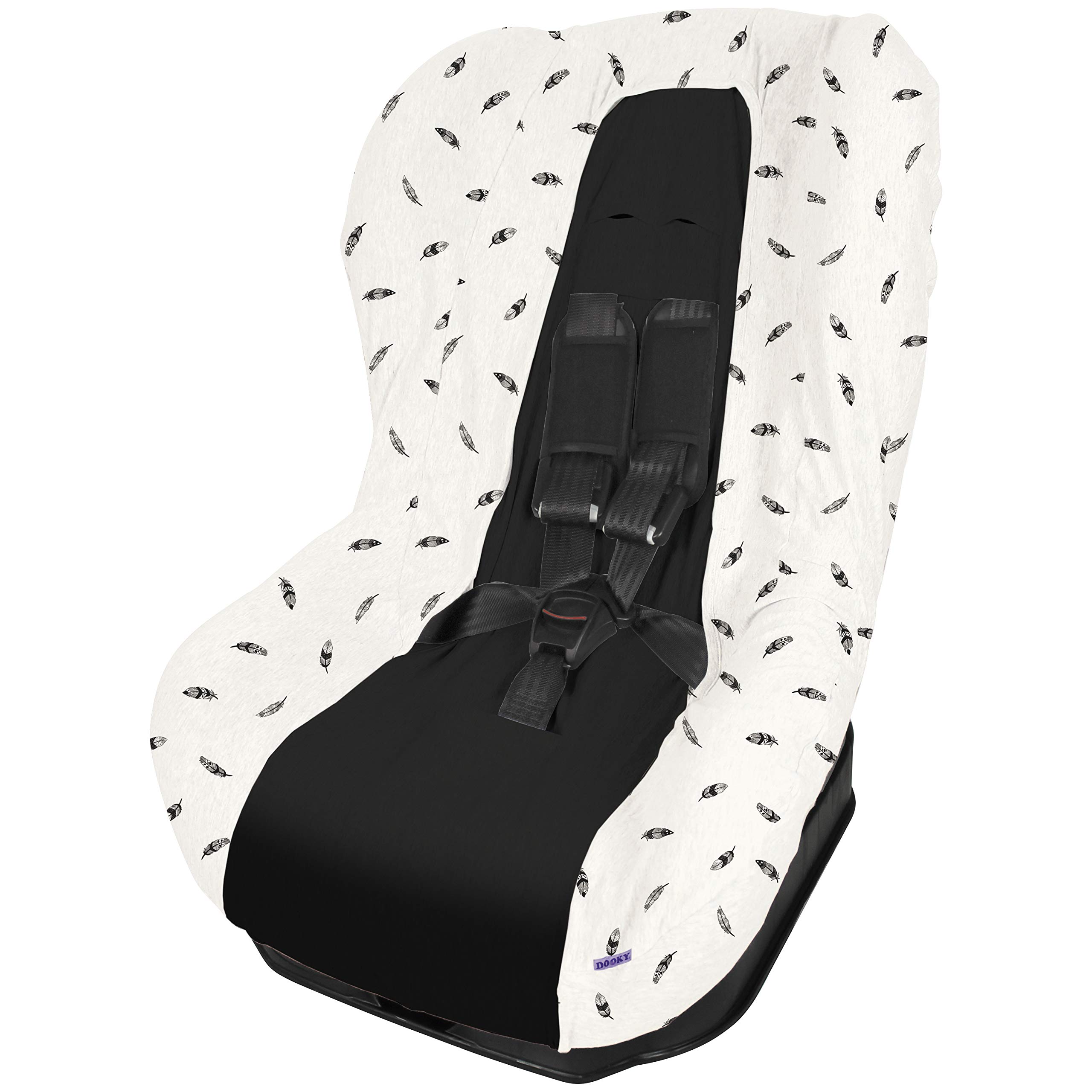 Dooky Seat Cover Group 1 Kindersitzbezug 9-18 kg Black Feather