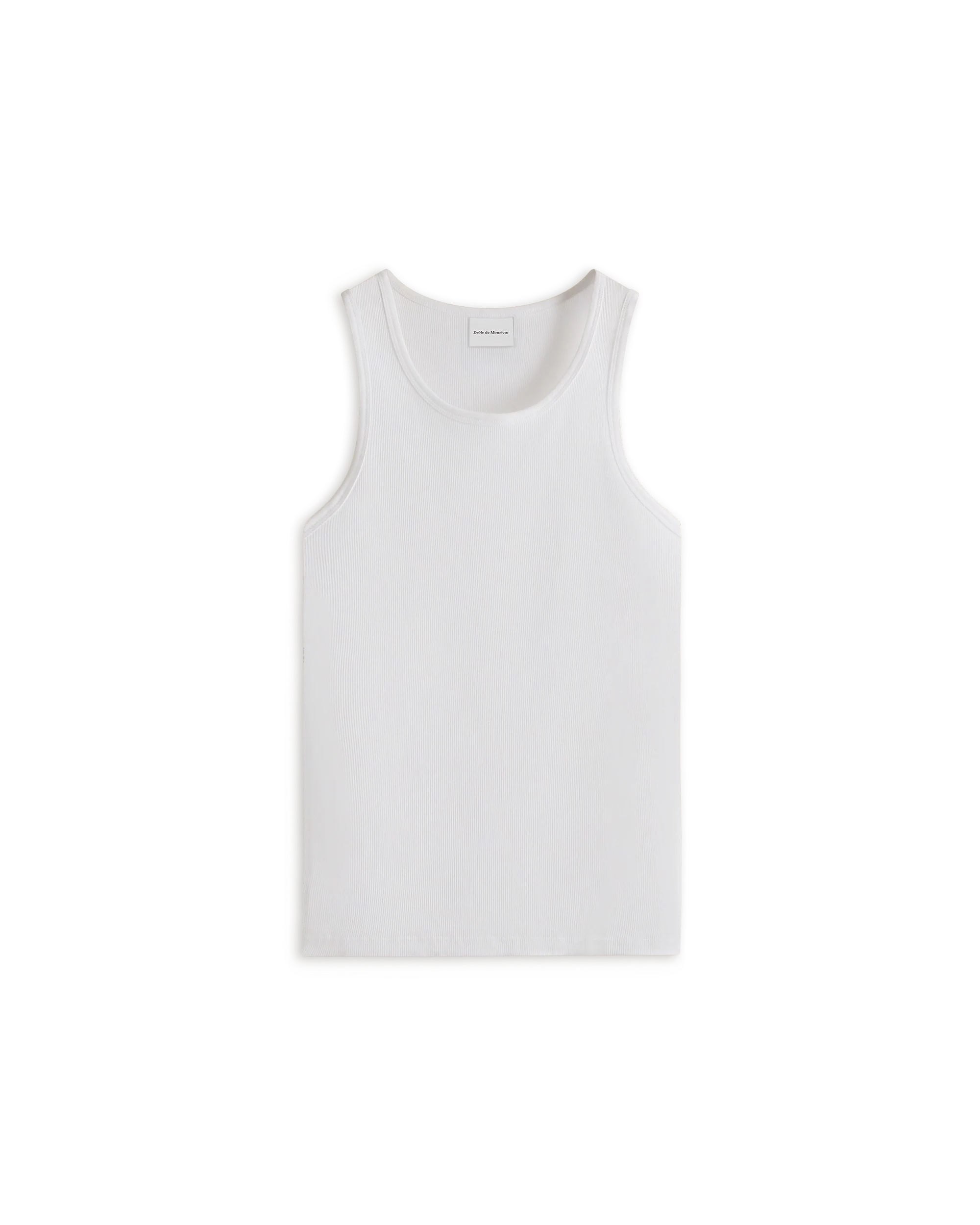 Drôle de Monsieur Le Pack de Débardeurs Tank Top Weiß 3er Pack
