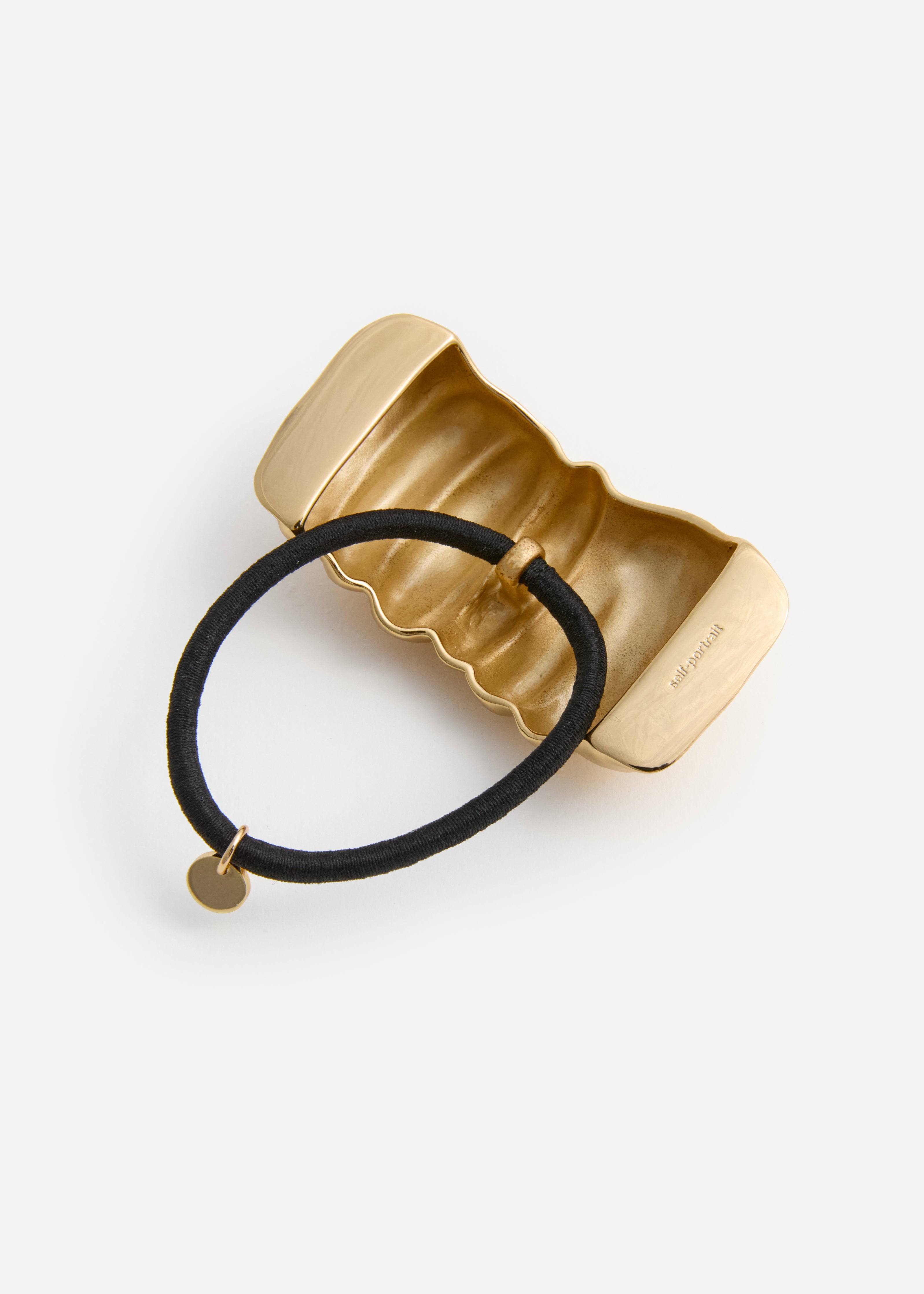 Self Portrait Hair Accessories Mottled Gold Haar-Cuff Gold One Size