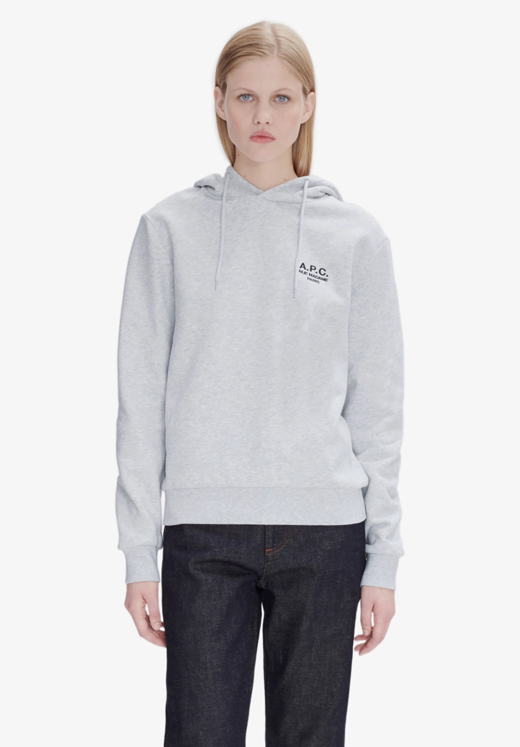 A.P.C. Standard Rue Madame Kapuzensweatshirt Bio-Baumwolle