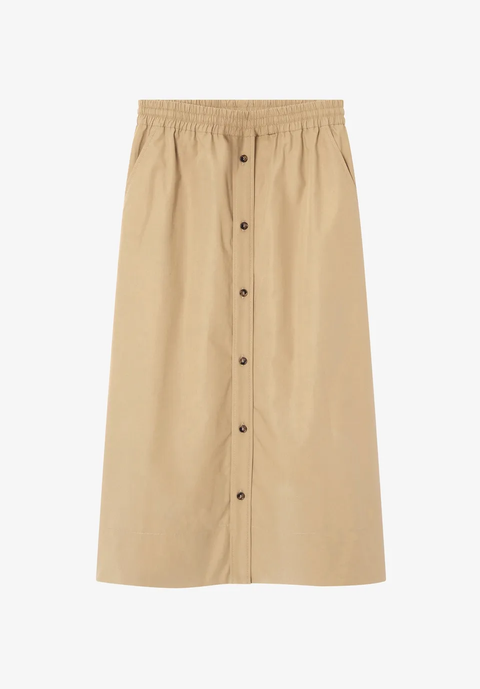 A.P.C. Rock Bio-Baumwolle Beige Lang Wadenlang