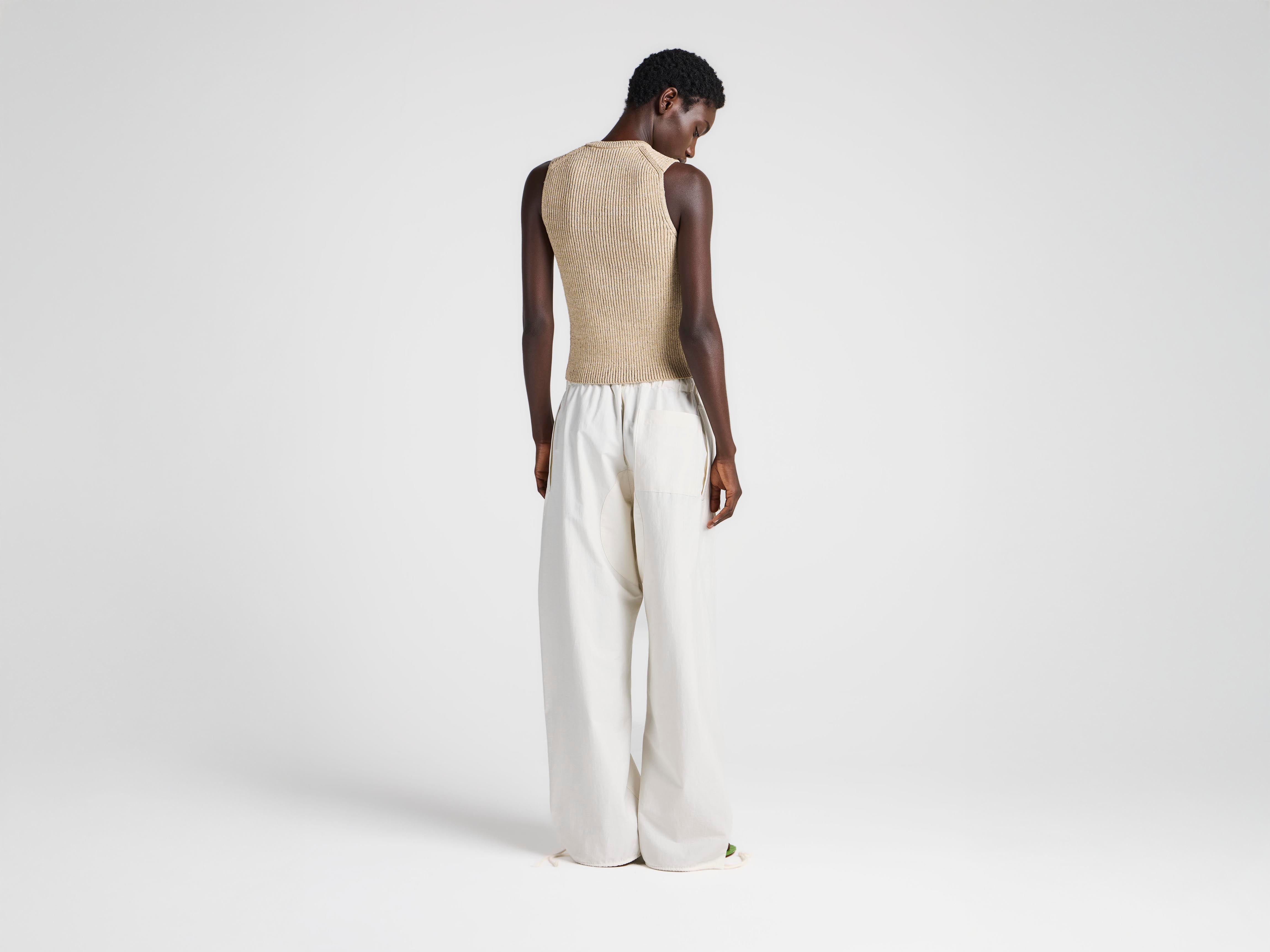 J.W.Anderson Zip Tank Top Trägertop Sand Damen