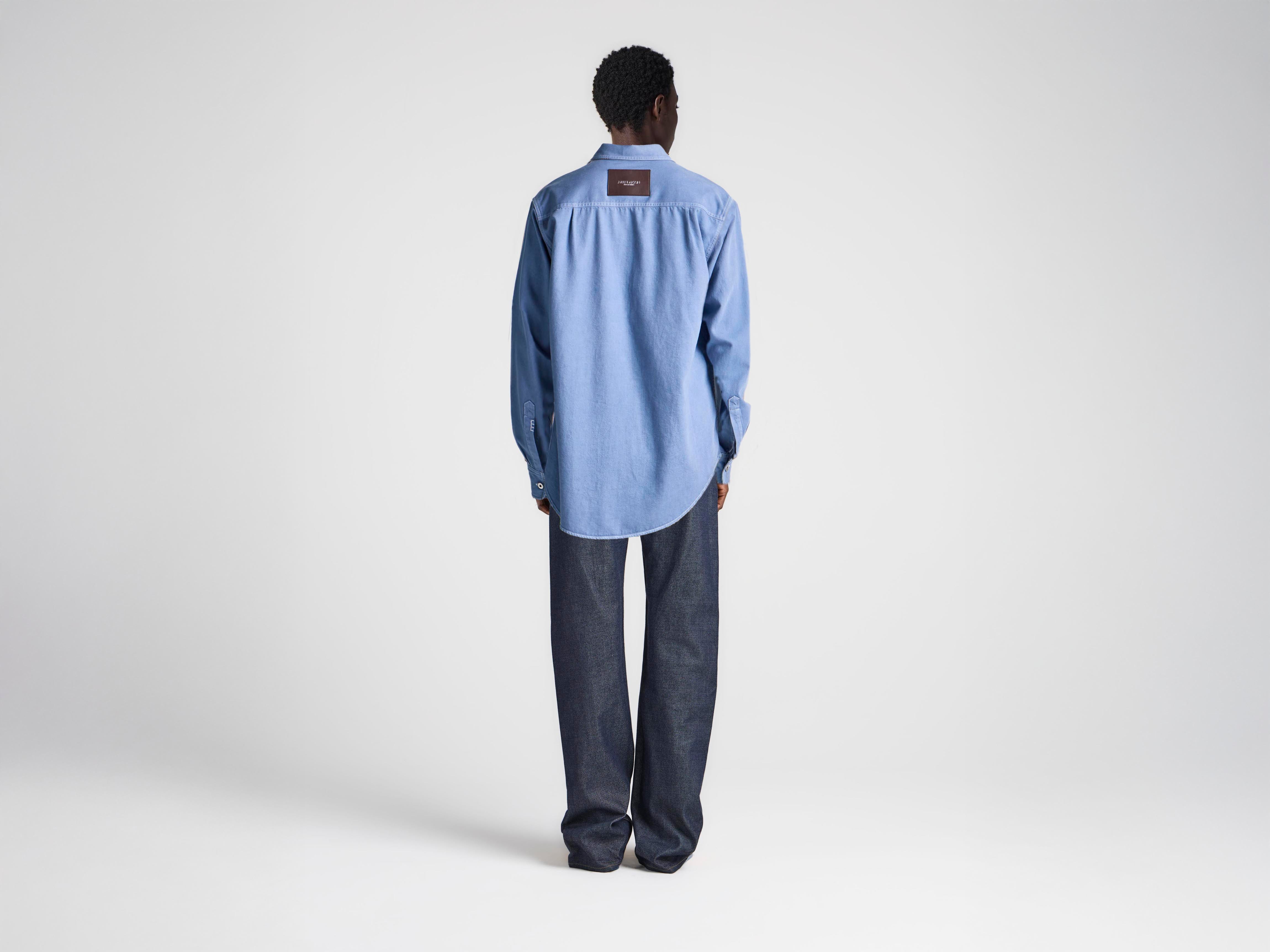 J.W.Anderson Shirts Oversized Hemd Damen French Blue