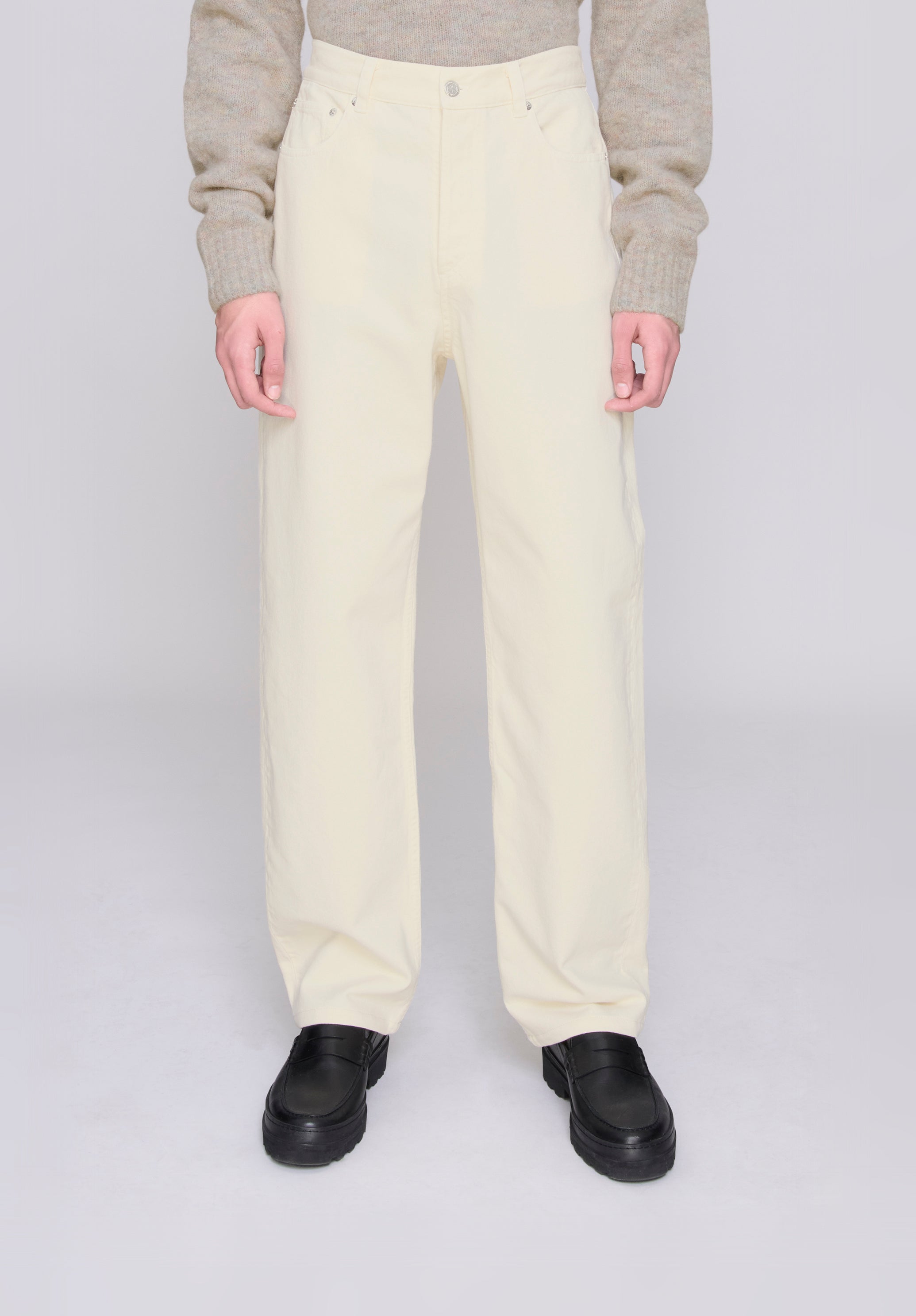 A.P.C. Solal Jeans weiß Größe 30 weites Bein