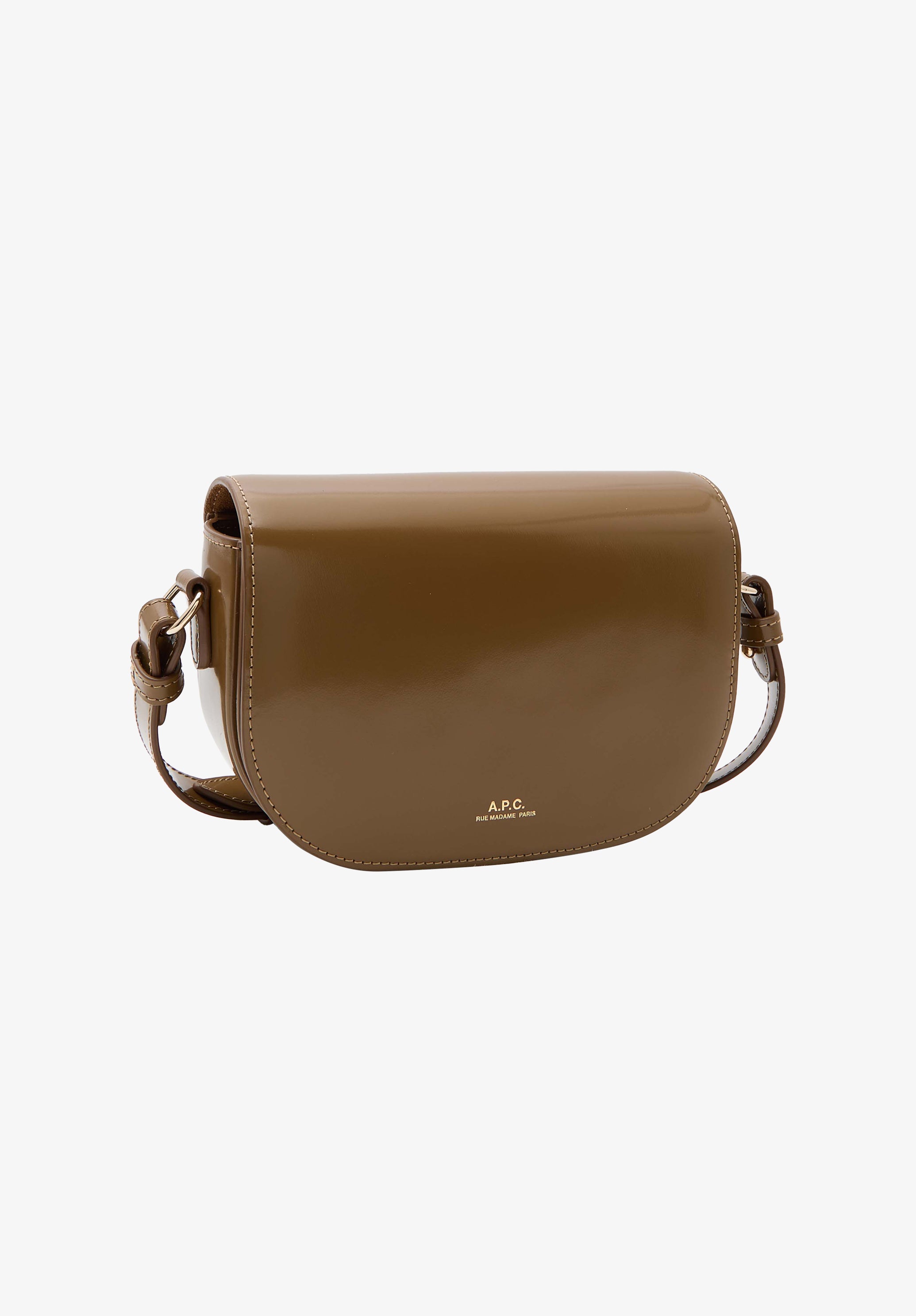 A.P.C. Le B-Side Small Tasche Leder Braun