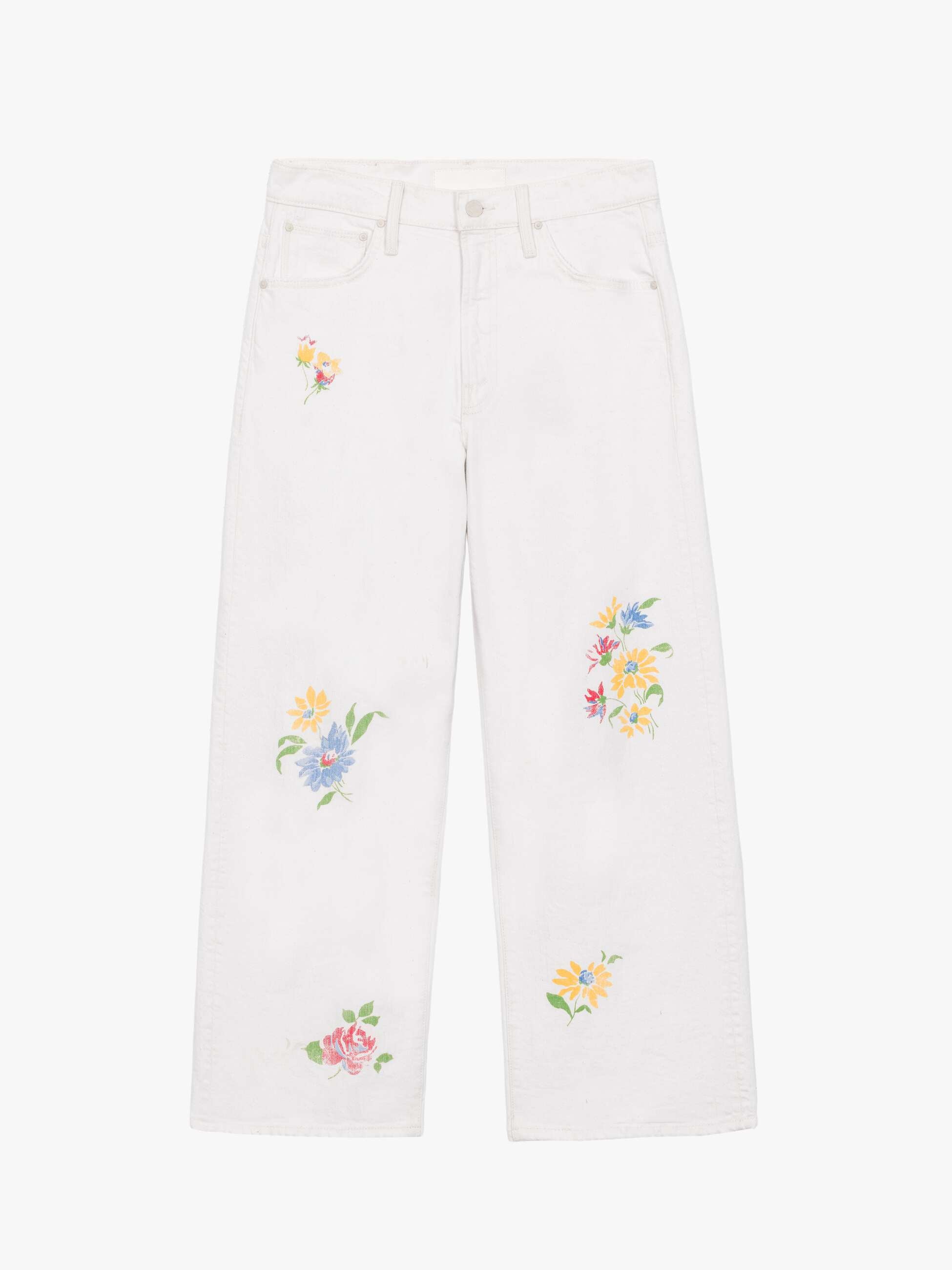 Merci x MOTHER The Dodger Ankle Jeans Act Natural