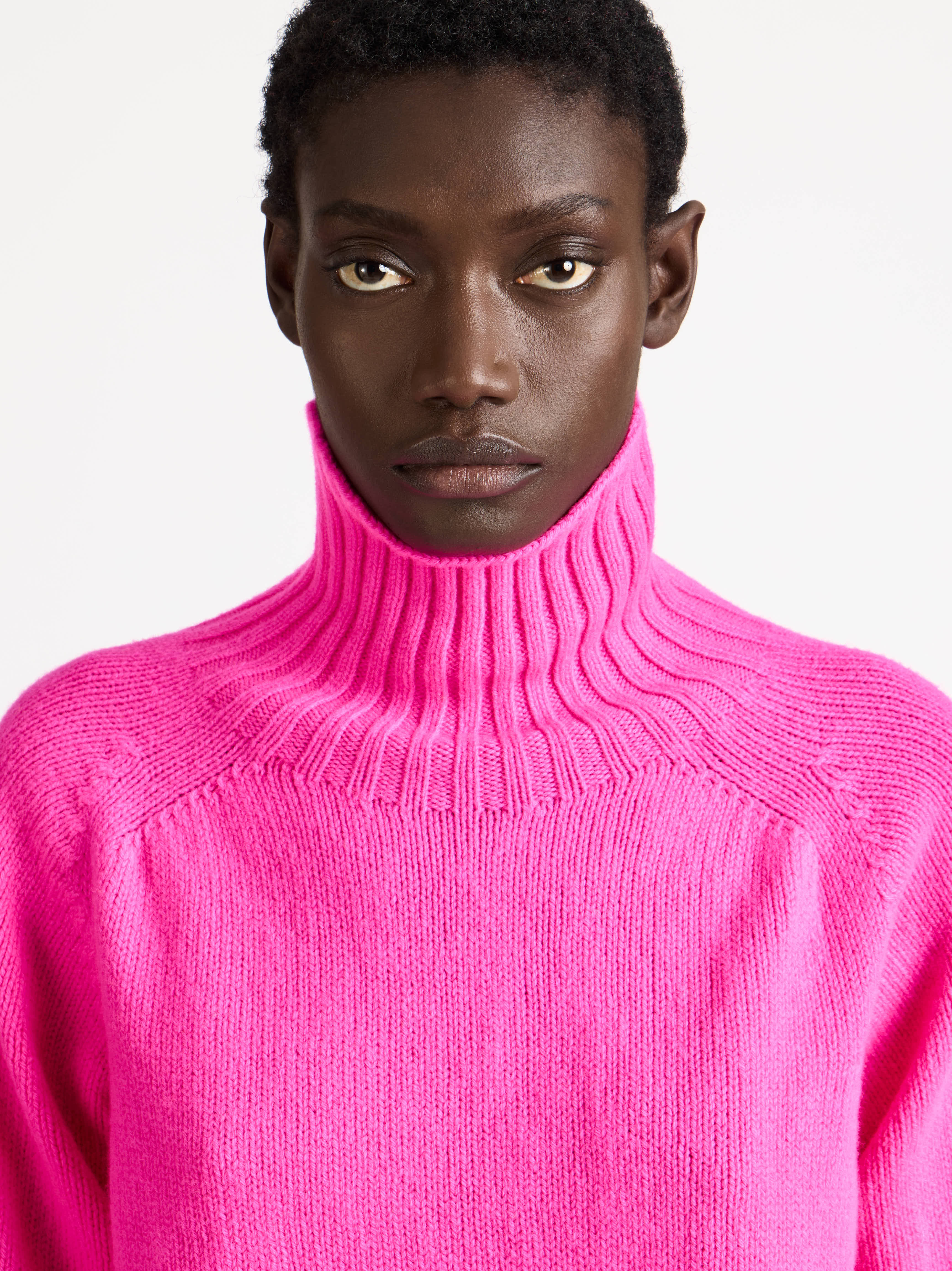 J.W.Anderson Turtleneck Jumper Damen neonpink Strick