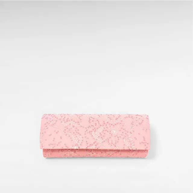 Gedebe Lace Envelope Clutch Spitze mit Kristallen