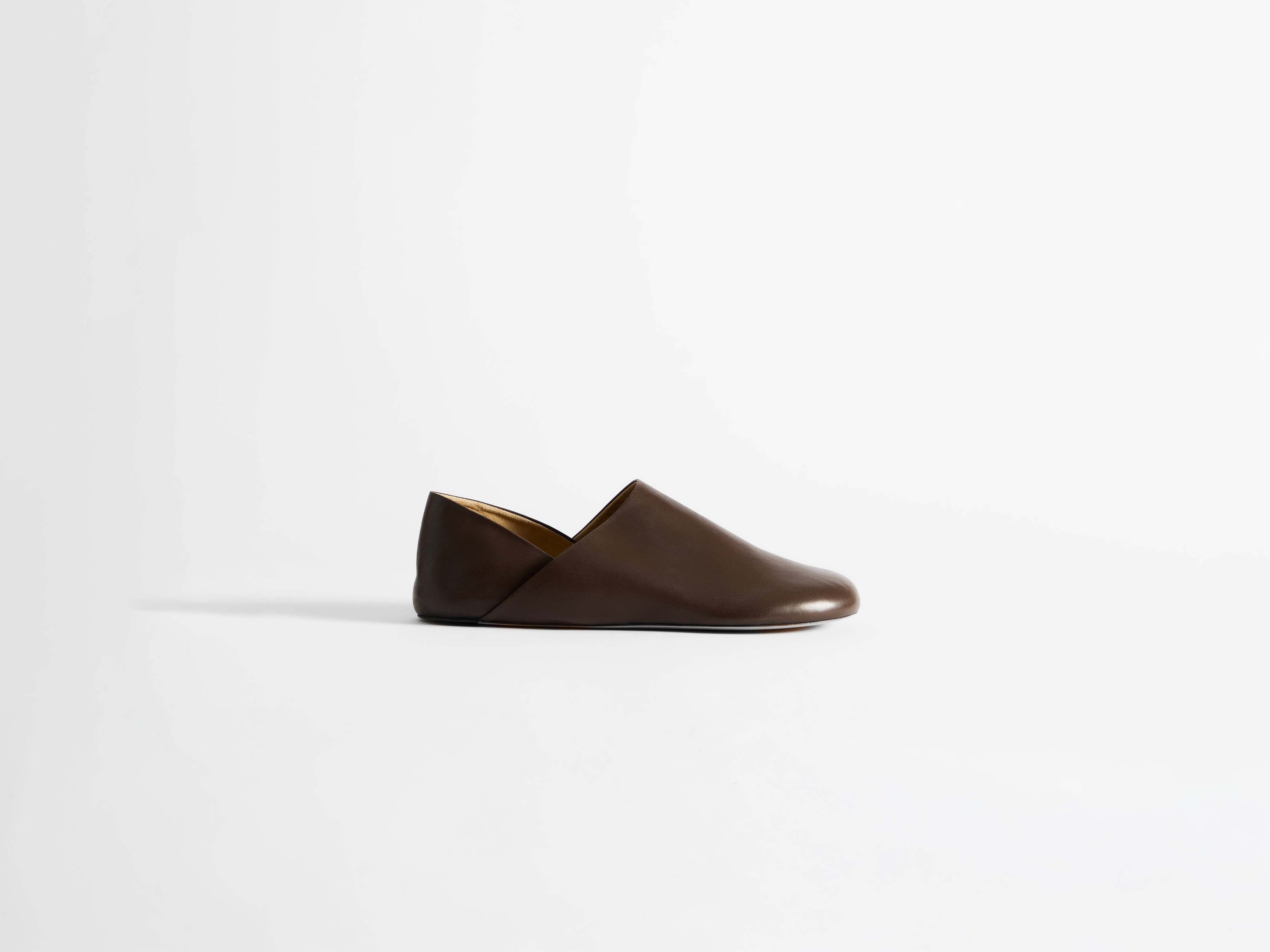 J.W.Anderson Slipper Mules Pantoletten Chocolate Brown Leder