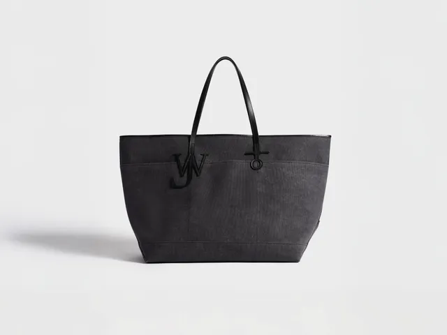 J.W.Anderson Bags XL Anchor Tote Canvas Leder Navy O/S