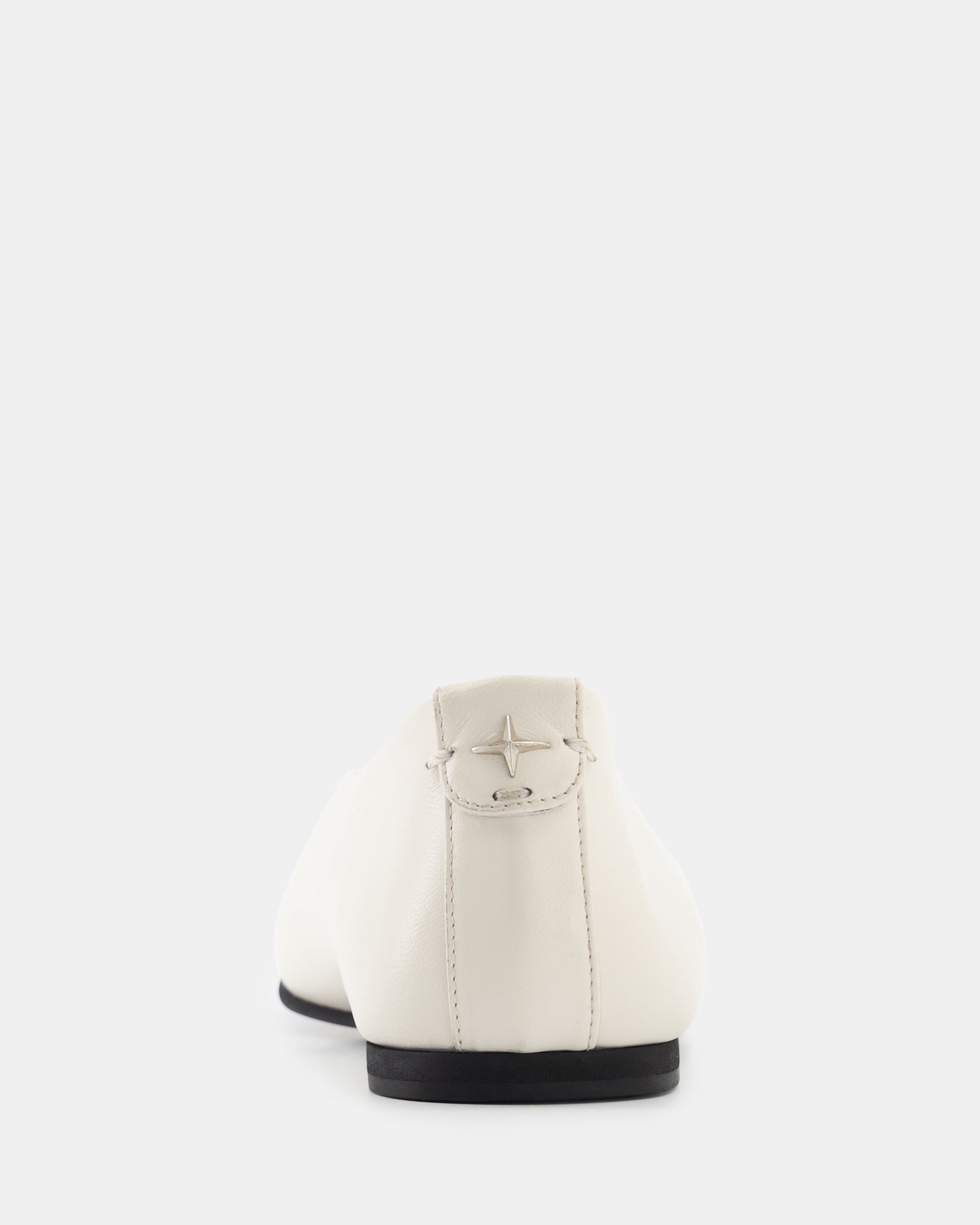 Nodaleto Bullarina 5 Ballerinas Weiß Nappa Leder eckig