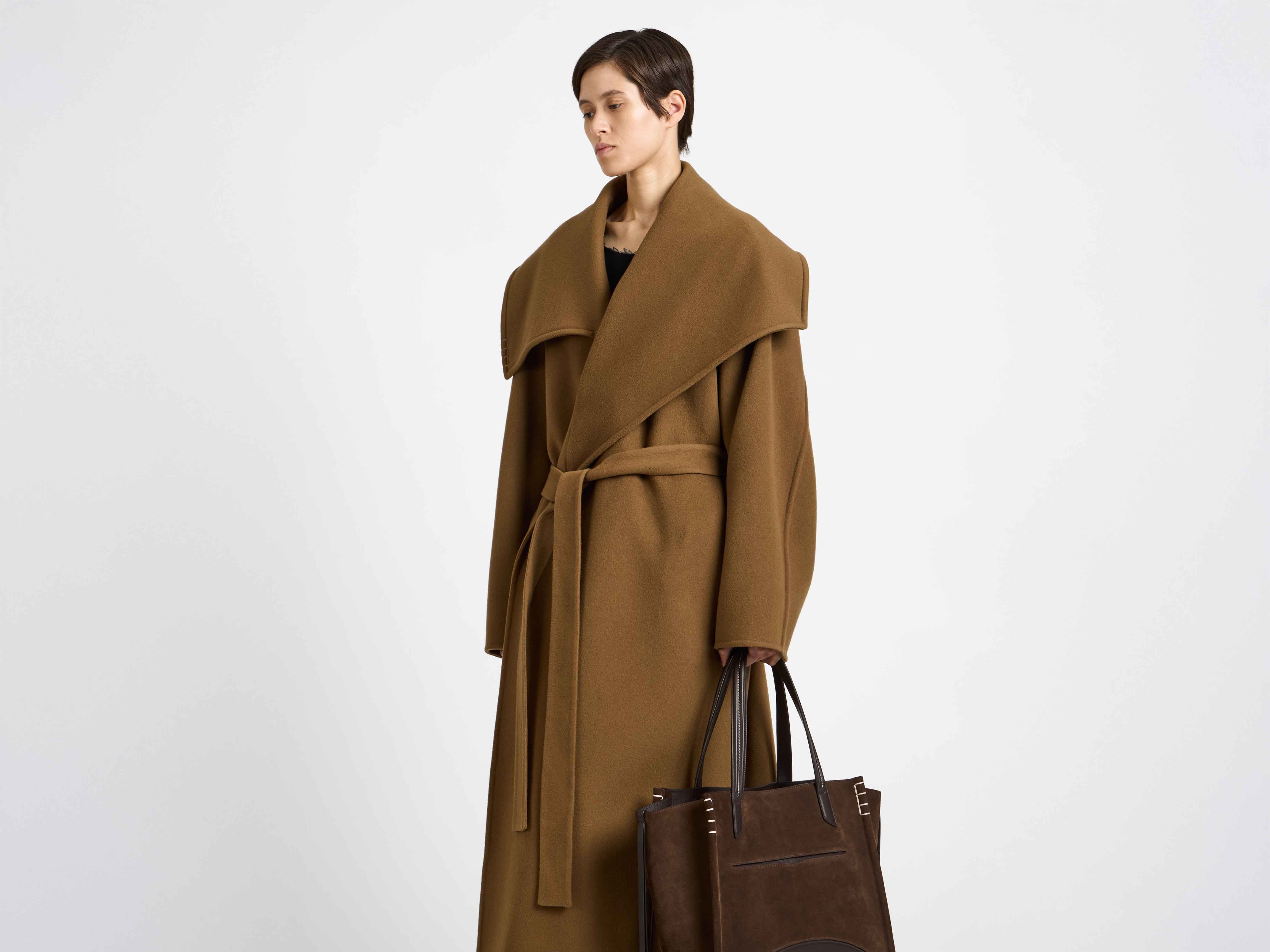 J.W.Anderson Longline Wrap Mantel Cumin Gürtel