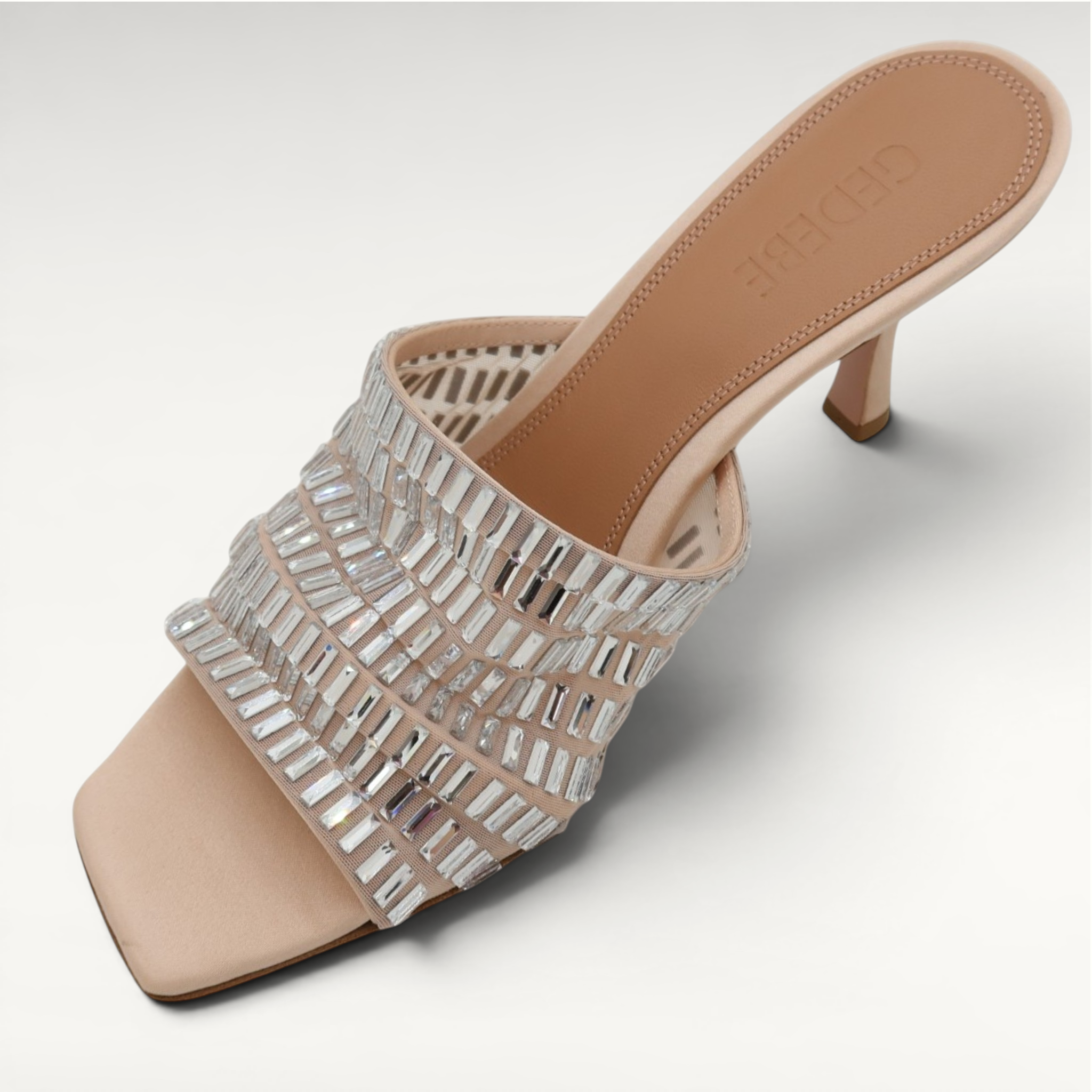 Gedebe Lumière Mule Mules Kristall Gr. 38