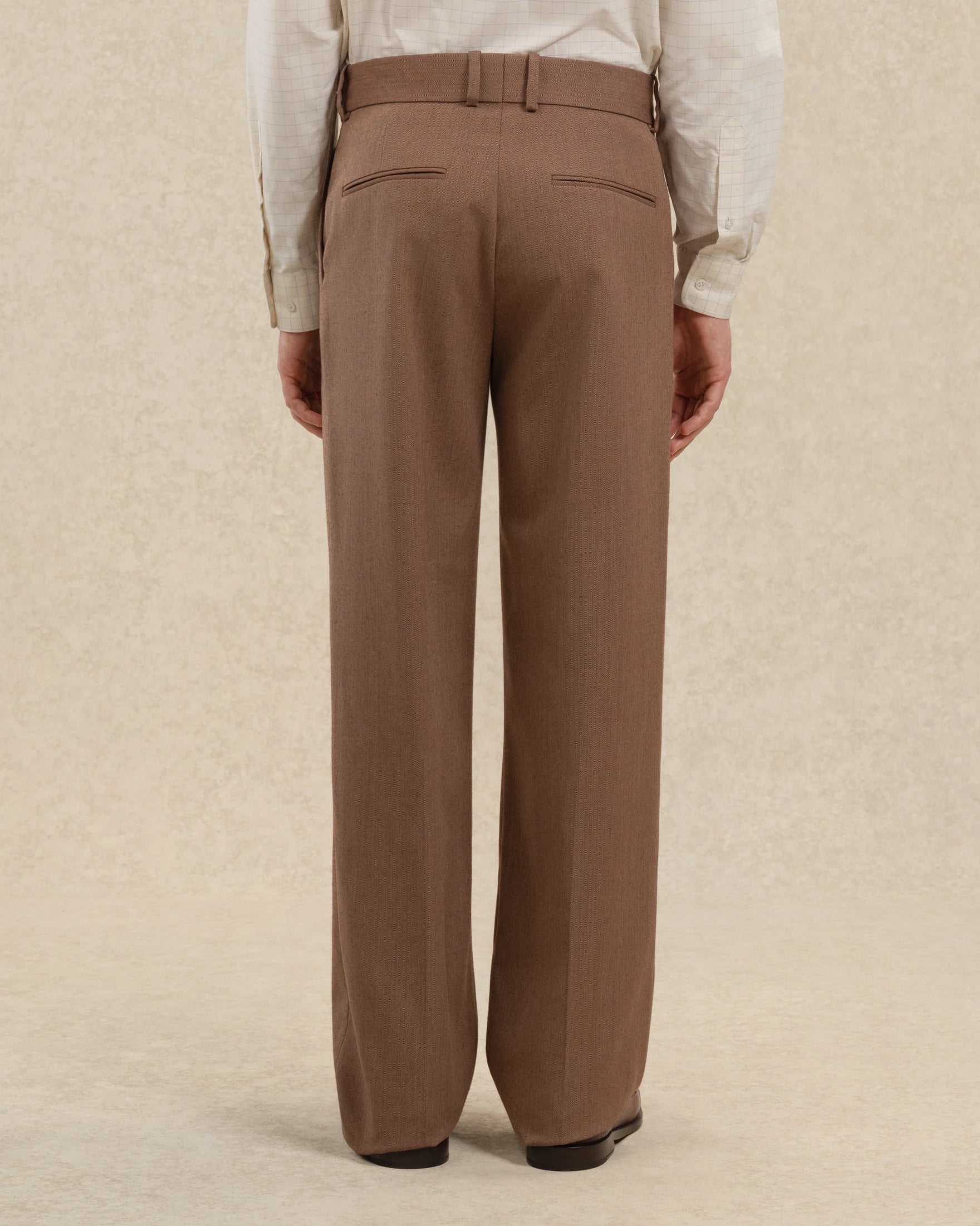 Drôle De Monsieur Pantalon Golfeur Hose Braun Wolle