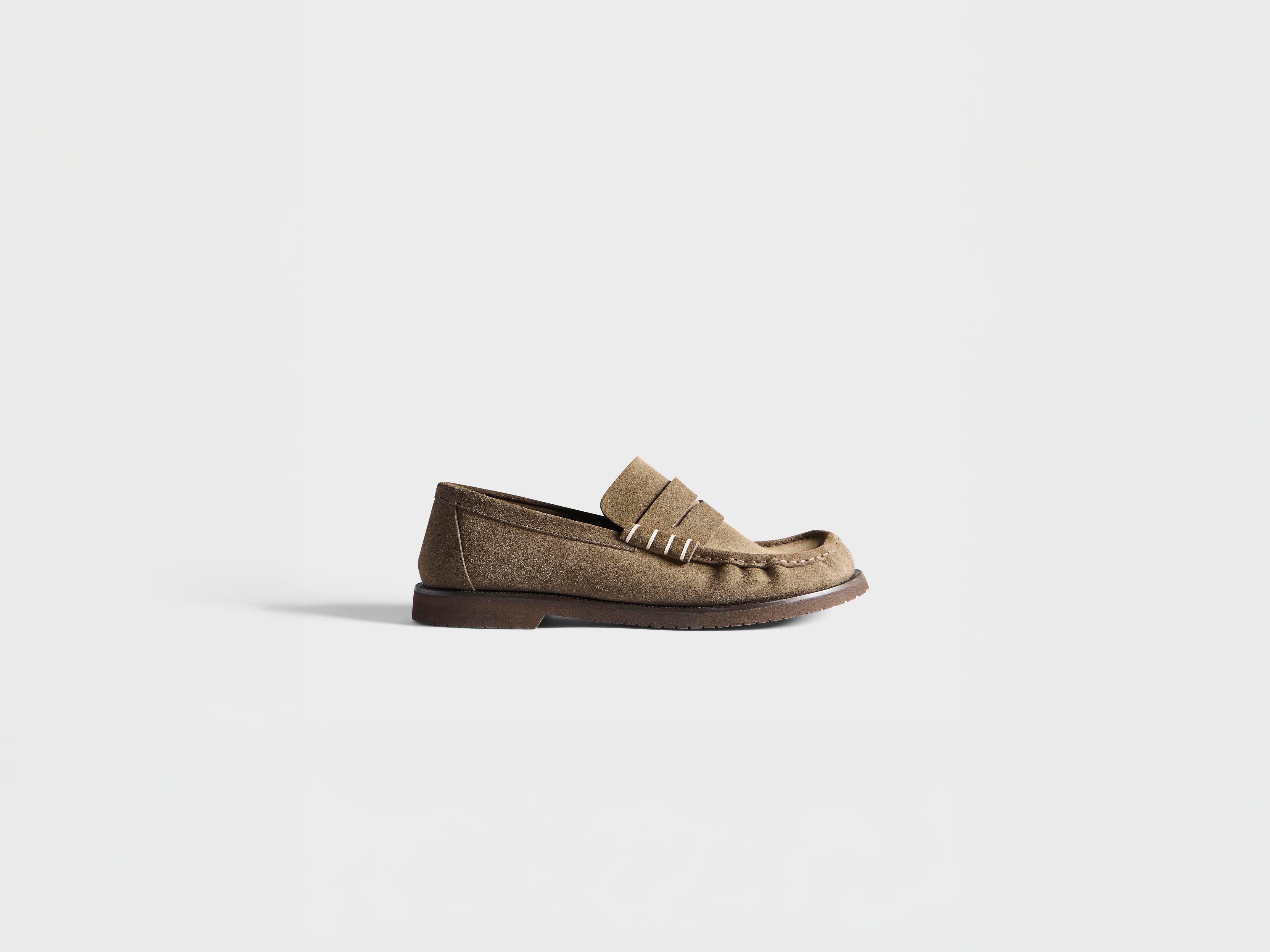 J.W.Anderson Loafer Moccasins Herren Halbschuhe Dunkel Taupe