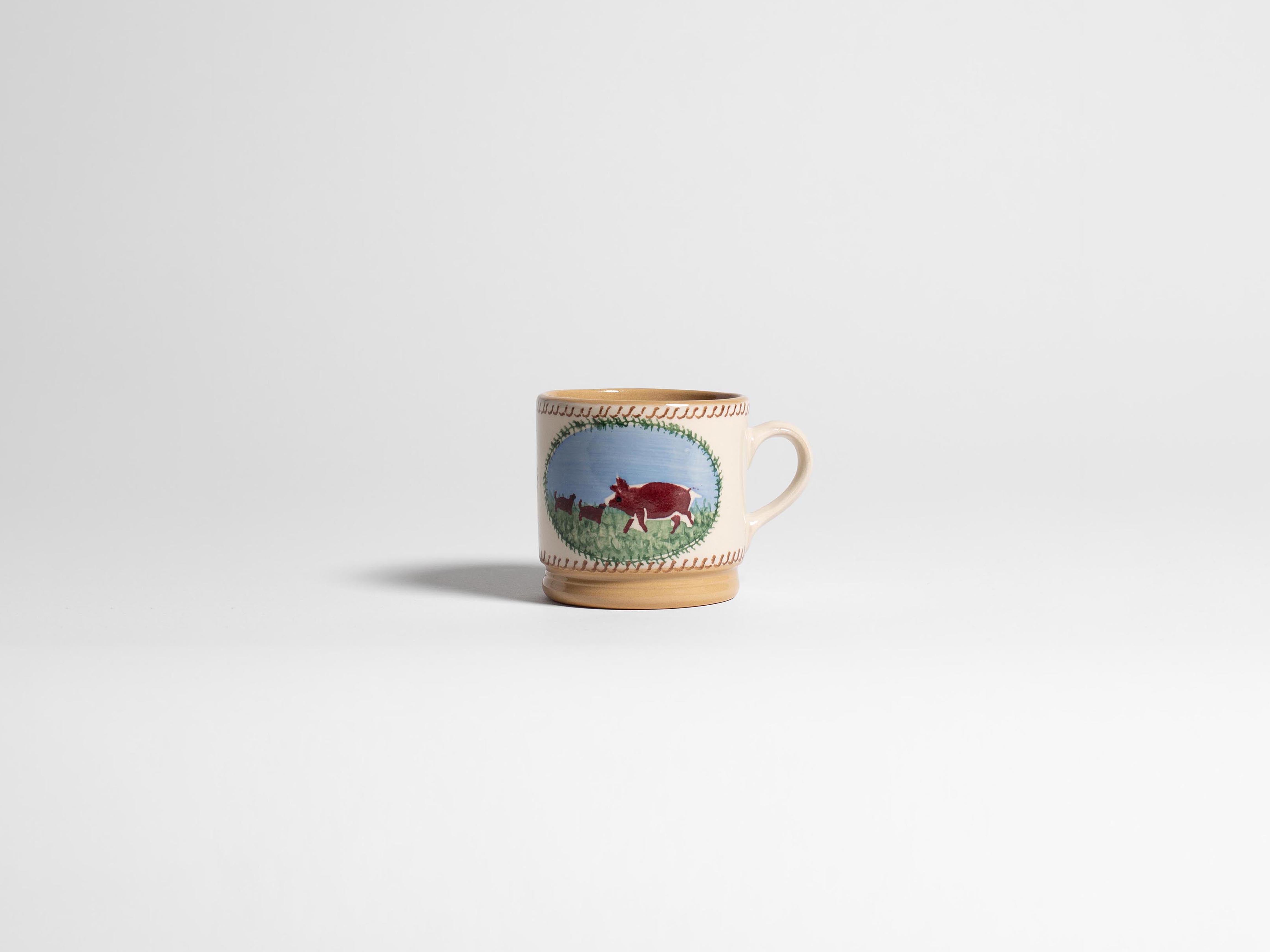 J.W. Anderson Nicholas Mosse Small Mug Weiß Multi Keramik