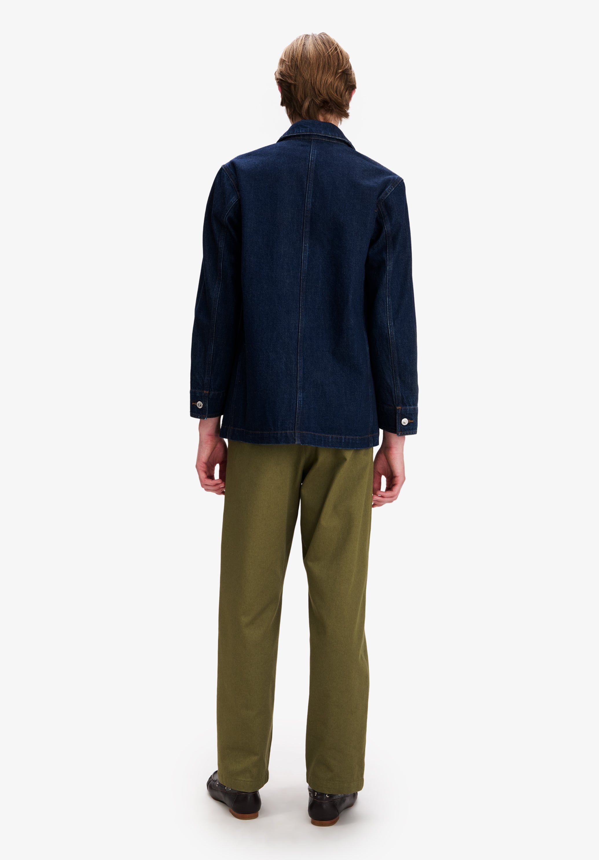 A.P.C. Workwear Jacke Japanischer Denim M Verwaschen