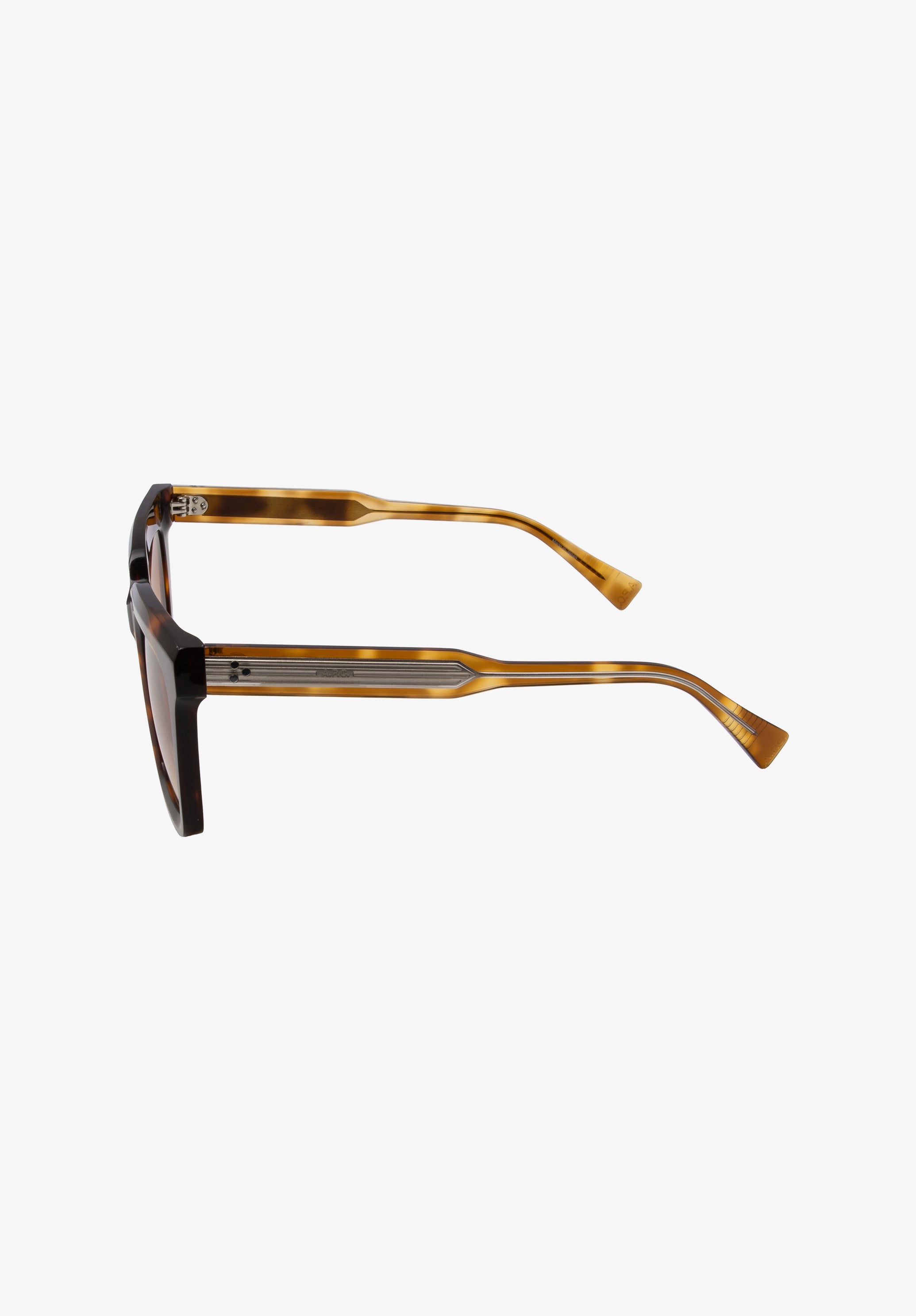 A.P.C. Les Carrées Sonnenbrille braun TU UV-Schutz