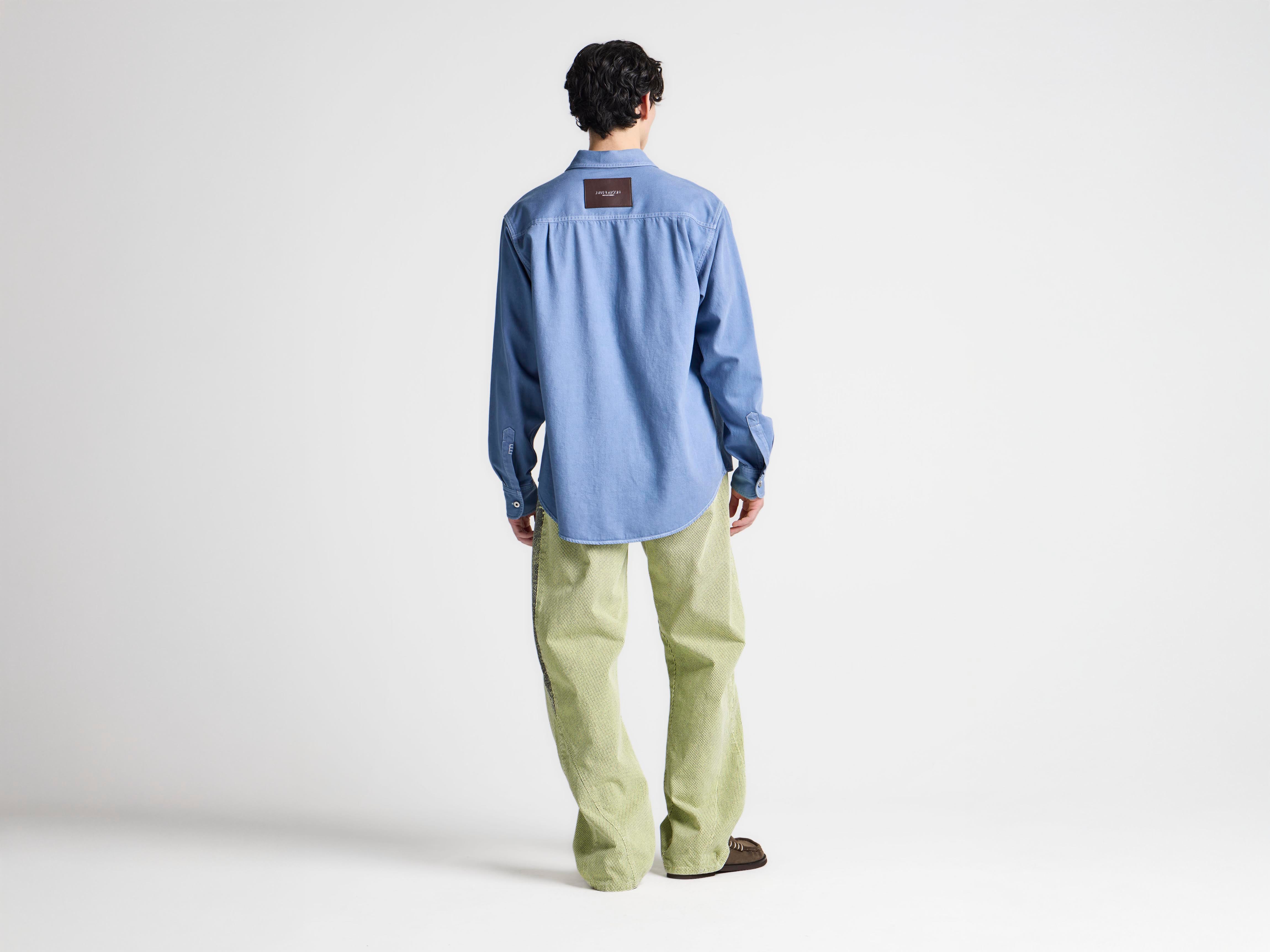 J.W.Anderson Oversized Shirt Hemd French Blue Baumwolle