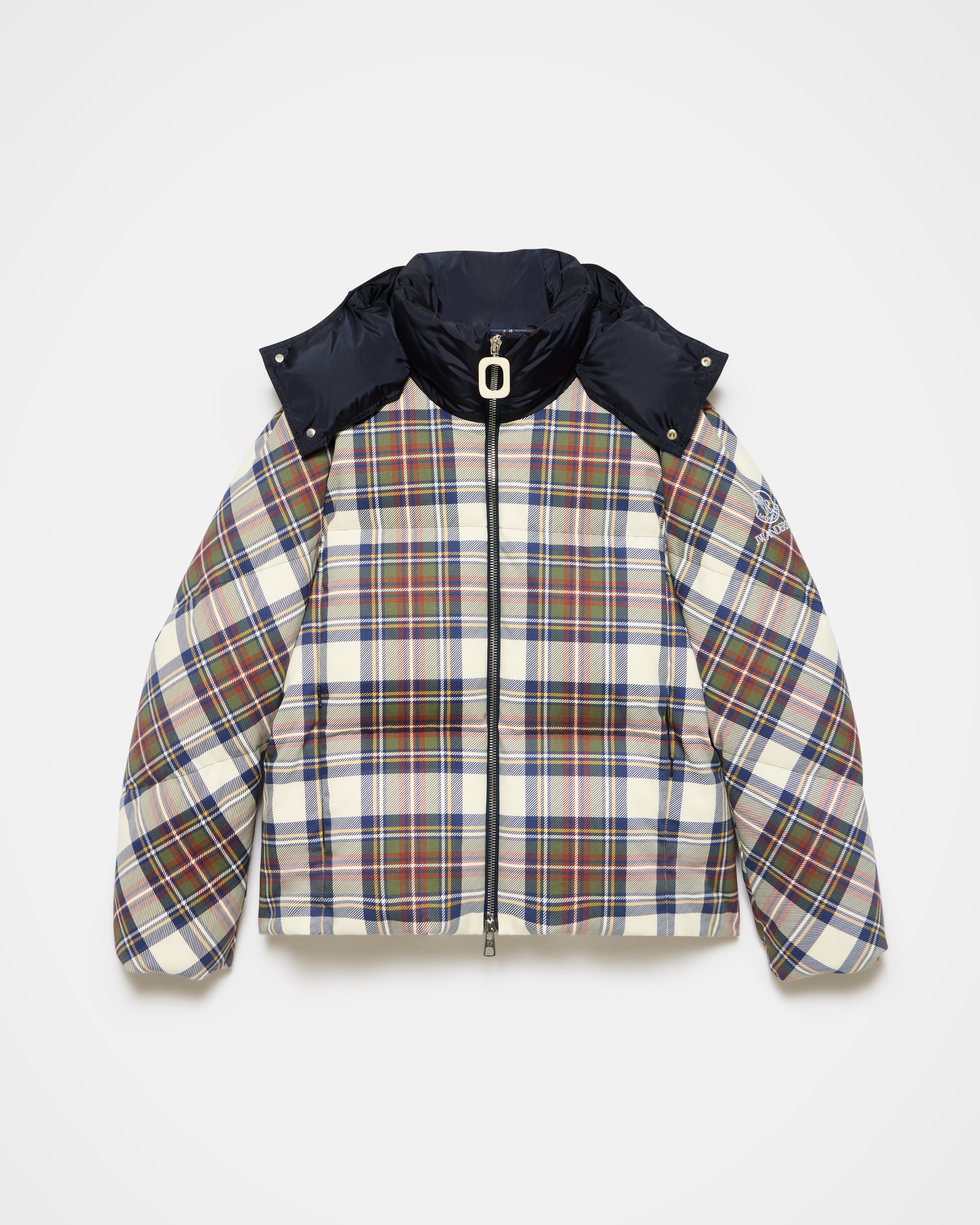 J.W.Anderson x Moncler Plaid Pufferjacke Herren Multi
