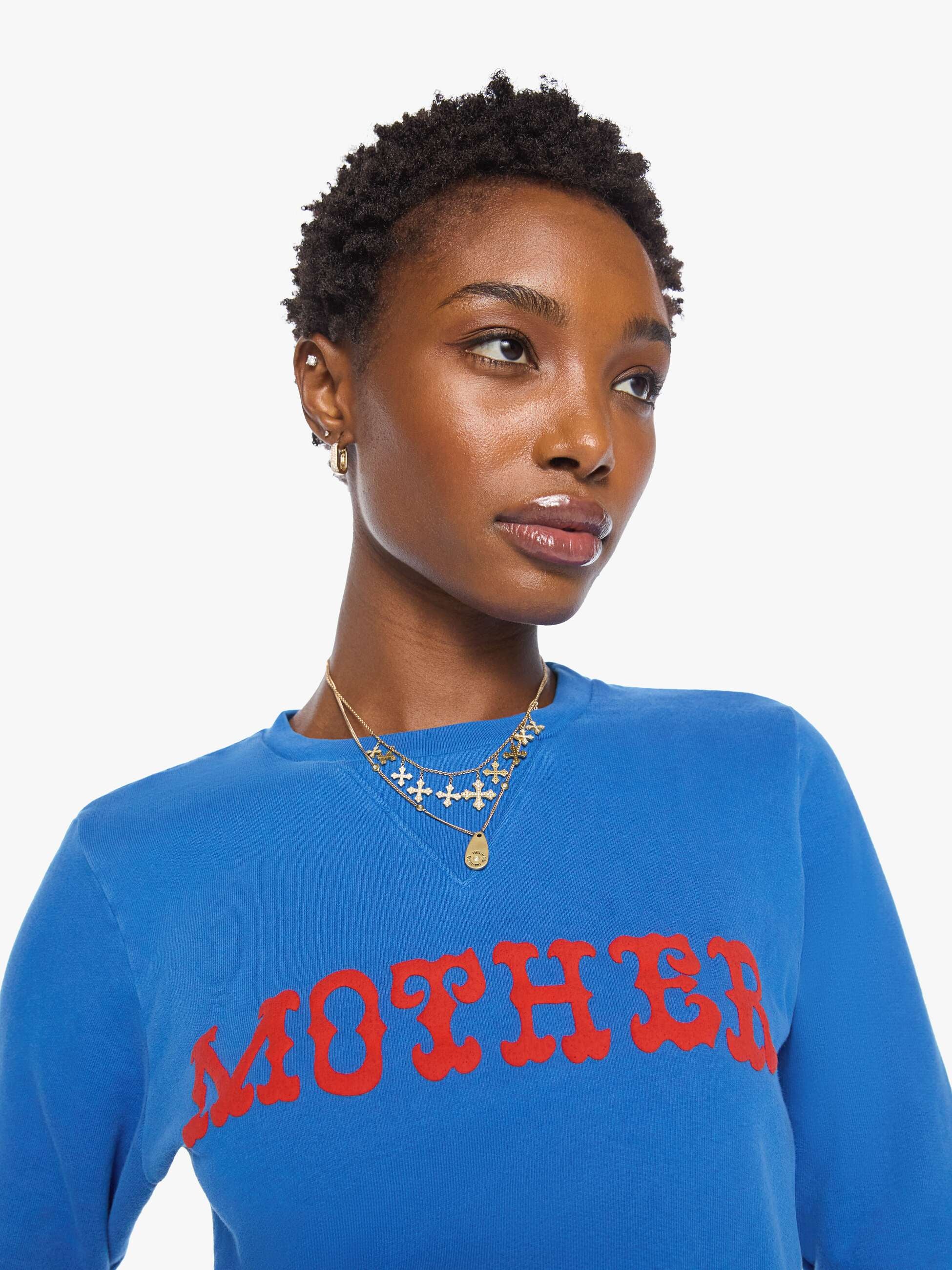 Mother The Dorito Camper Sweatshirt Western MOTHER blau