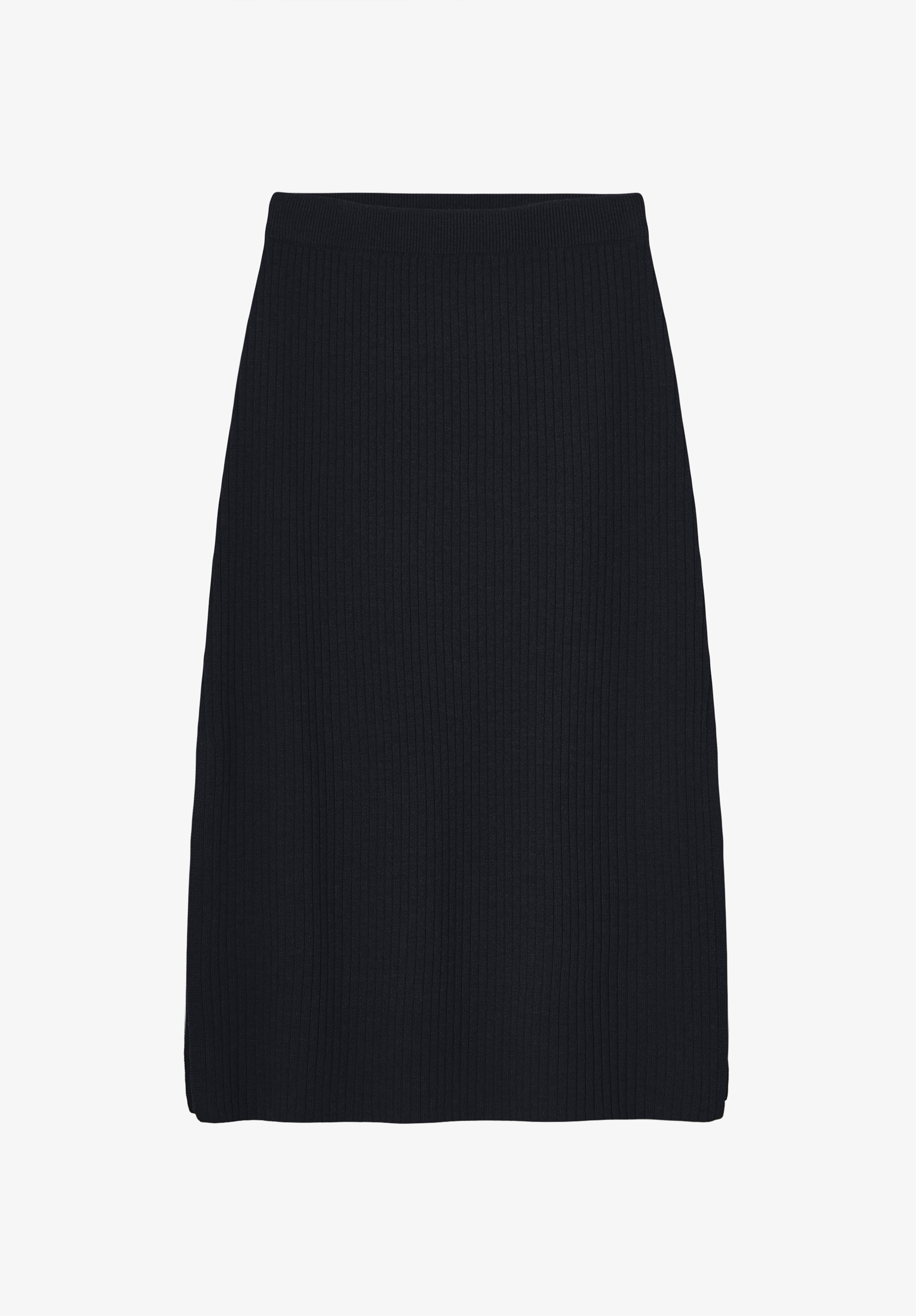 A.P.C. Rock Merinowolle marineblau lang M
