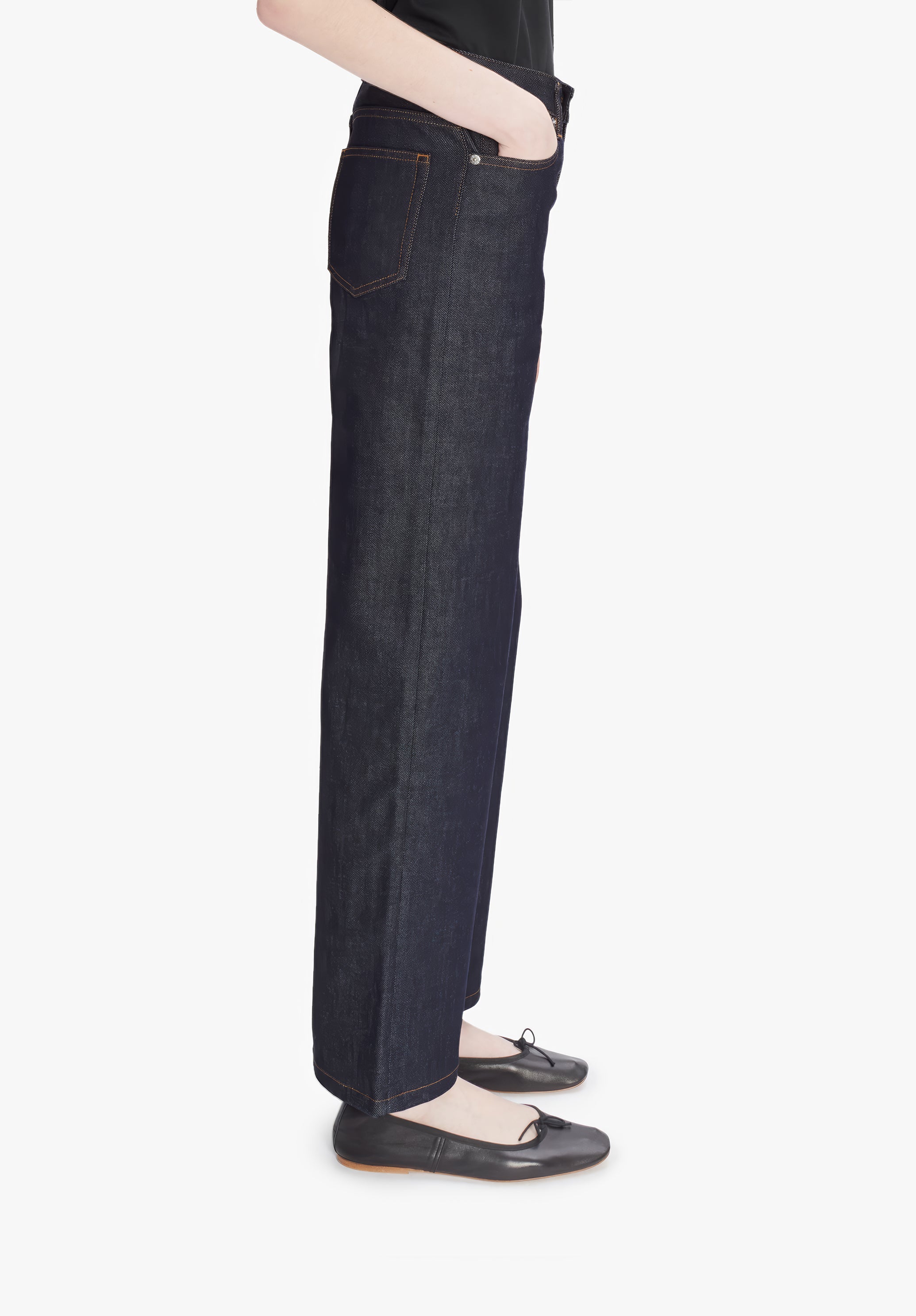 A.P.C. Elisabeth Jeans Damen High-Waist 70er Raw-Denim