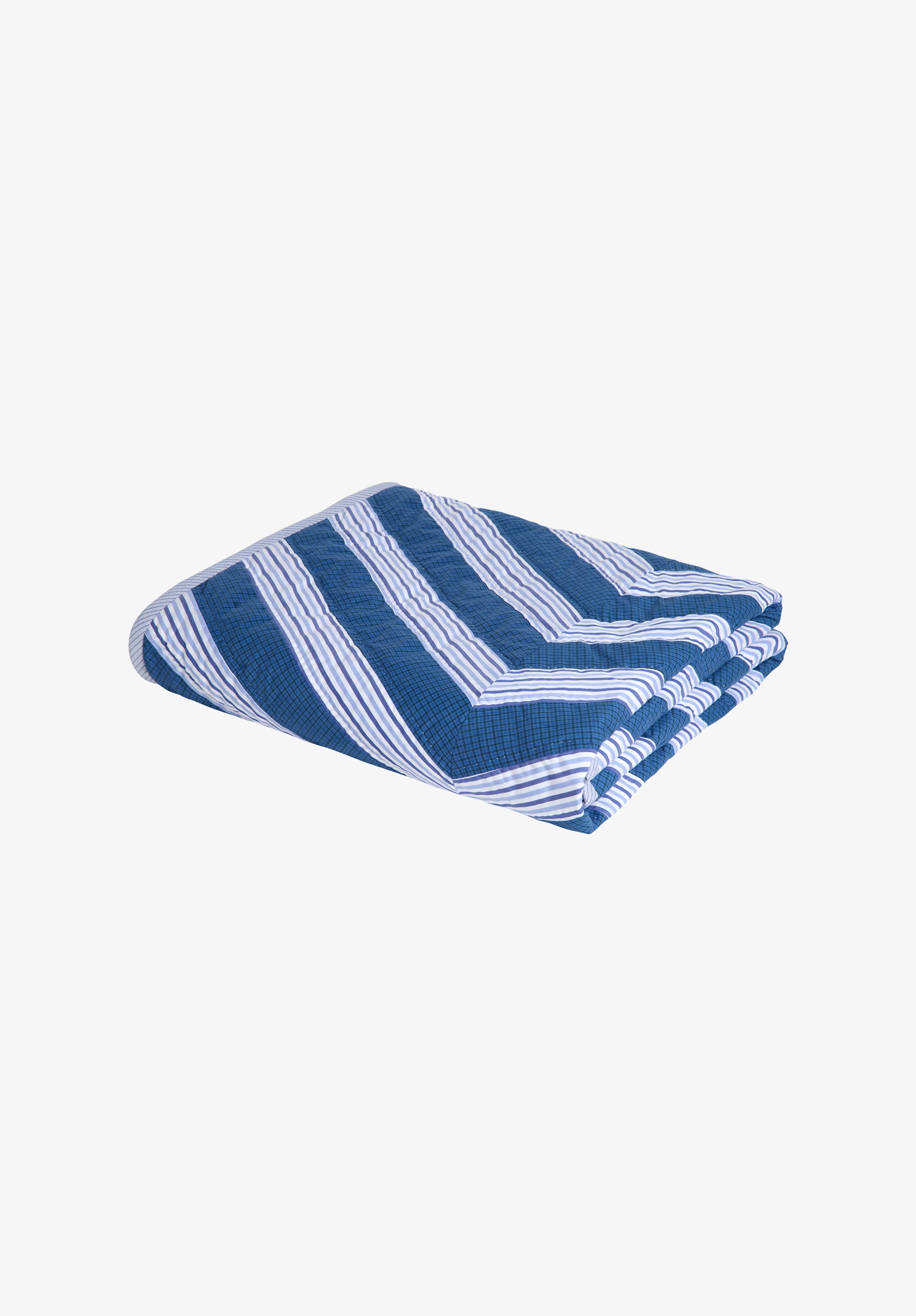A.P.C. ACCESSORIES Sargent Pepper Quilt T3 Blau Patchwork