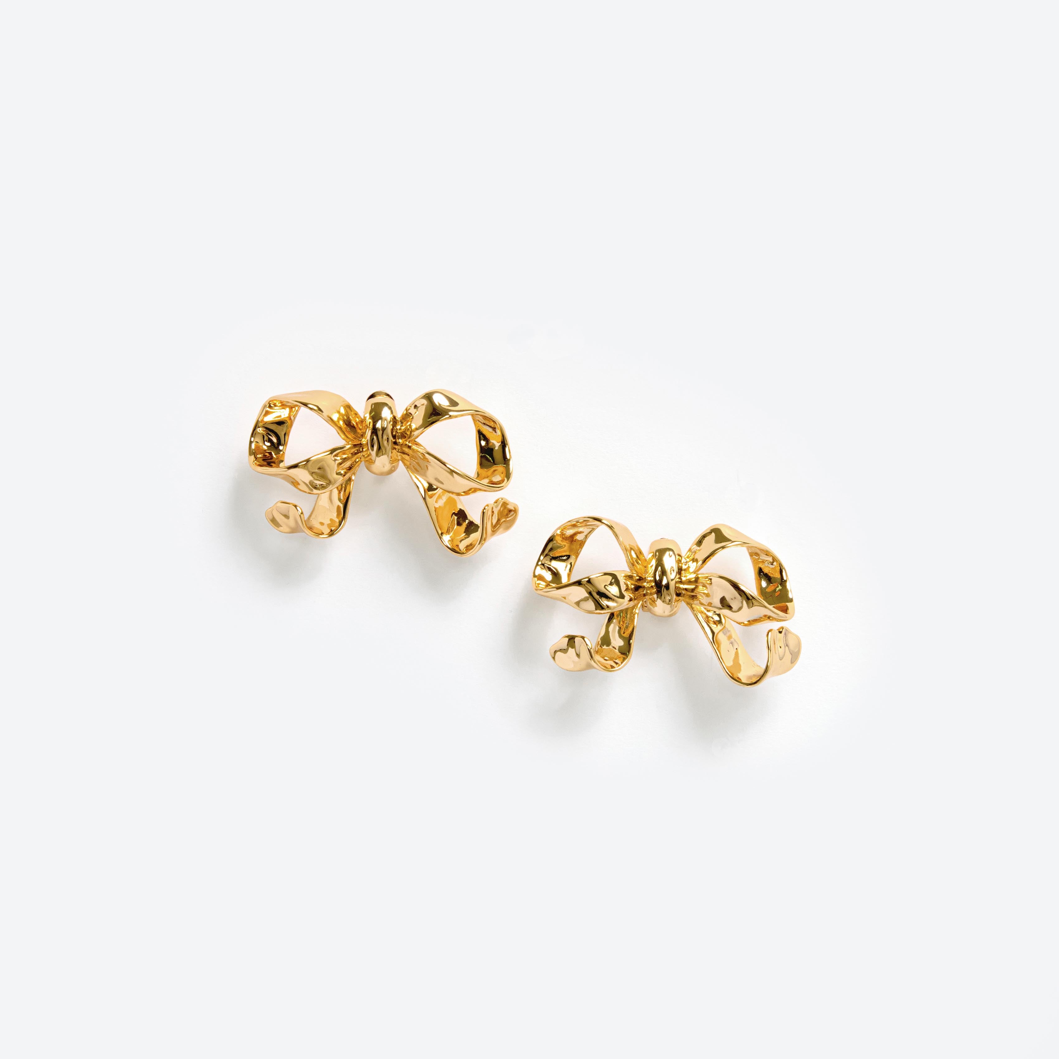 Self Portrait Gold Bow Ohrringe Gold Schleife