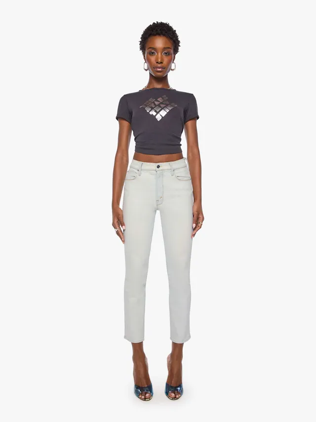 Mother Denim Mid Rise Dazzler Ankle Jeans Hairspray