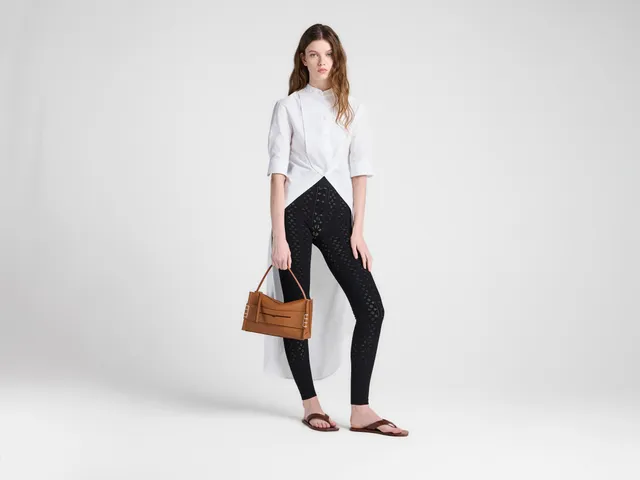 J.W.Anderson Tuxedo Bib Shirt Hemd Weiß Damen
