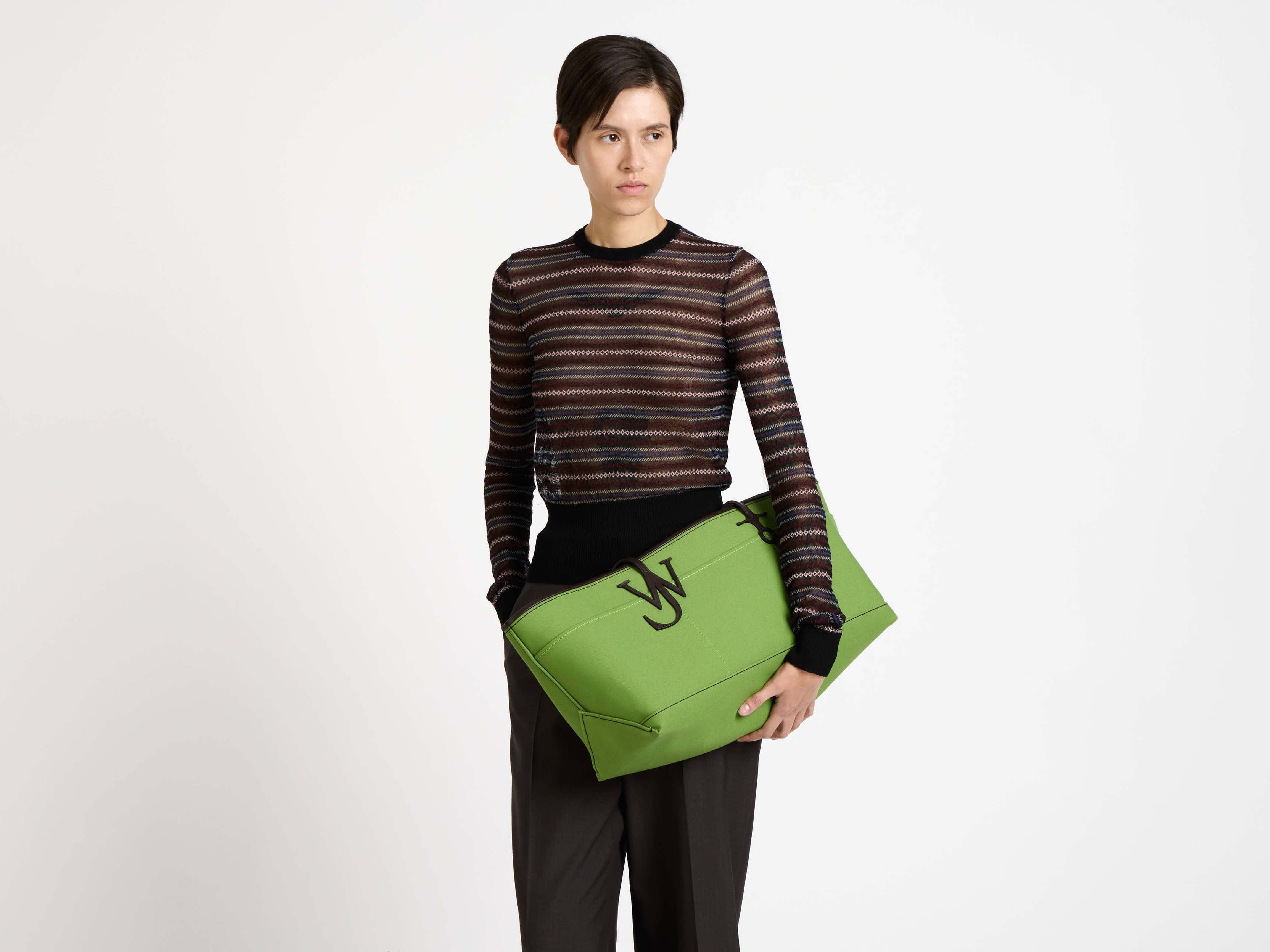 J.W.Anderson Fairisle Top Strickpullover Schwarz