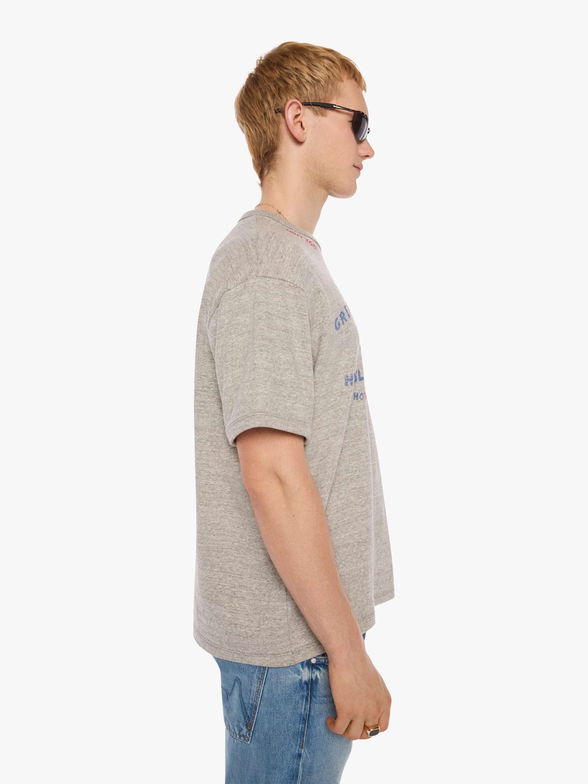 Mother The Lowdown T-Shirt Canoe Cook Off grau Oversize