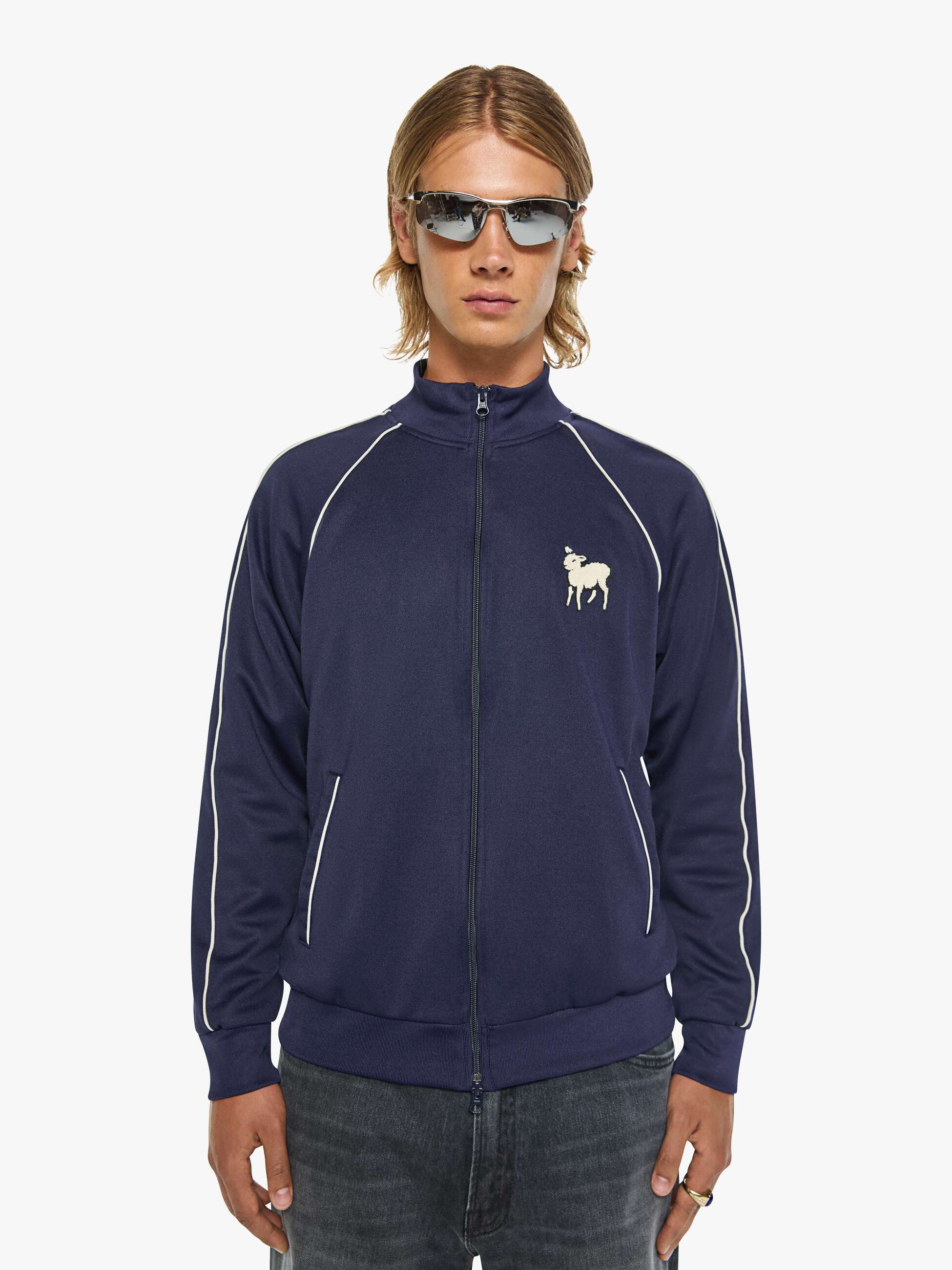 Mother The Front Runner Jacke Navy Herren Blau