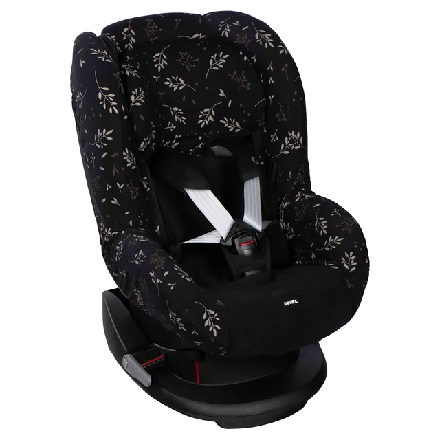 Dooky Seat Cover Group 1 Kindersitzbezug 9-18 kg Romantic Leaves Black