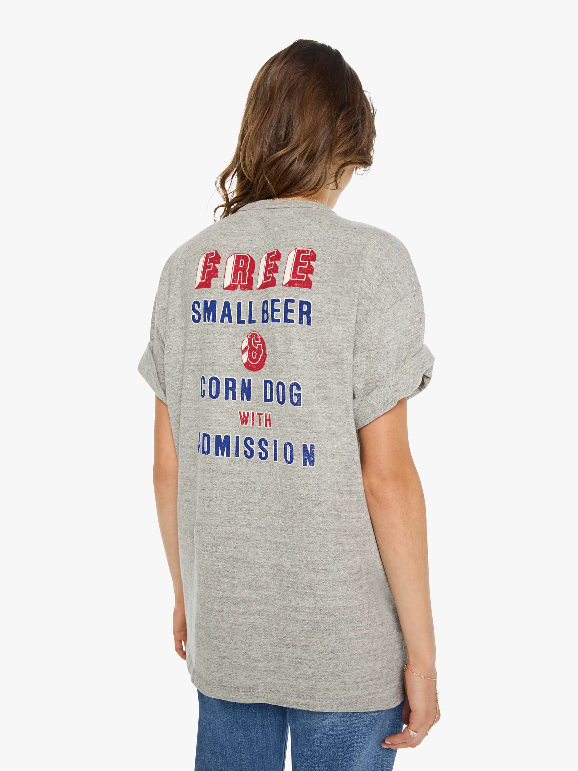 Mother The Lowdown T-Shirt State Fair Park grau mit Print