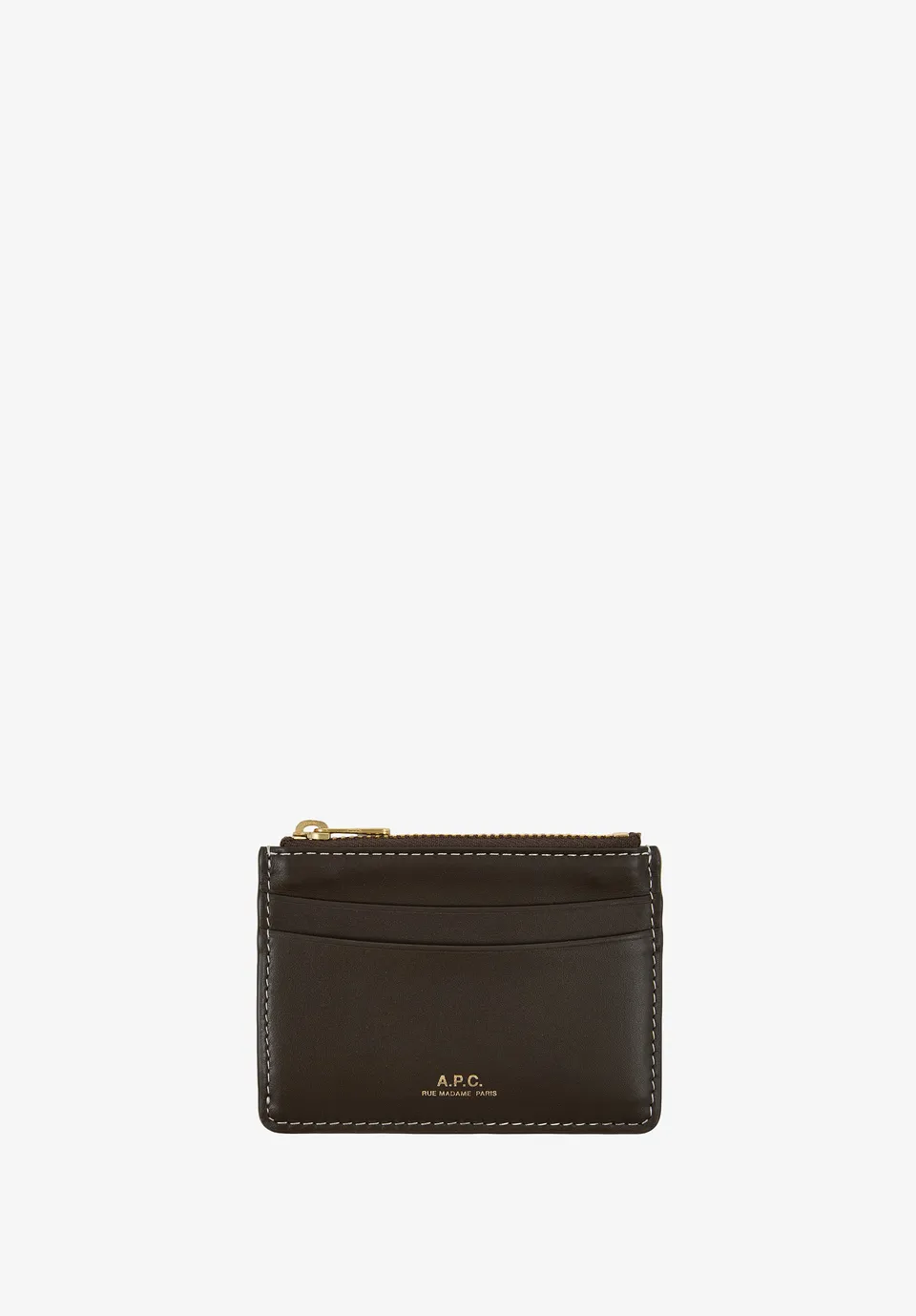 A.P.C. Paris Kartenhalter Leder Kreditkartenformat