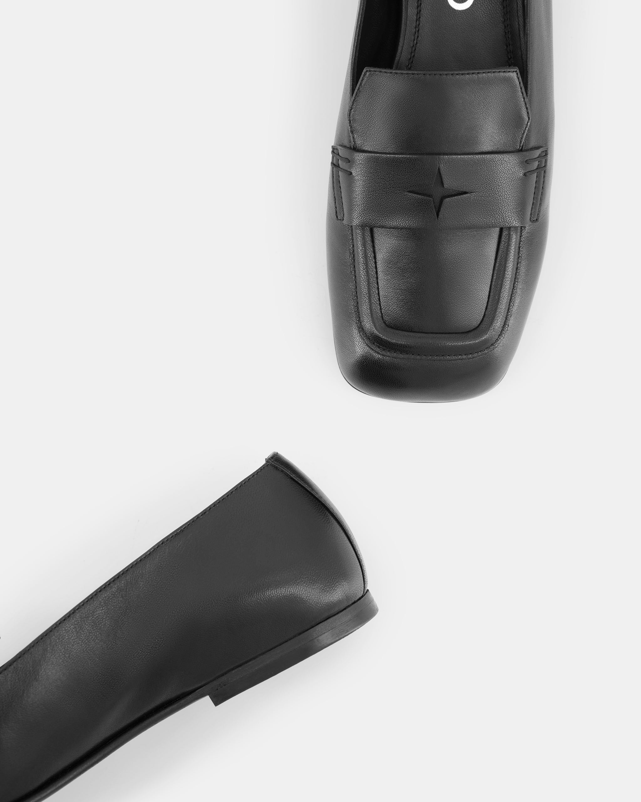 Nodaleto Bulla Cara 5 Ballerinas Black Nappa flach