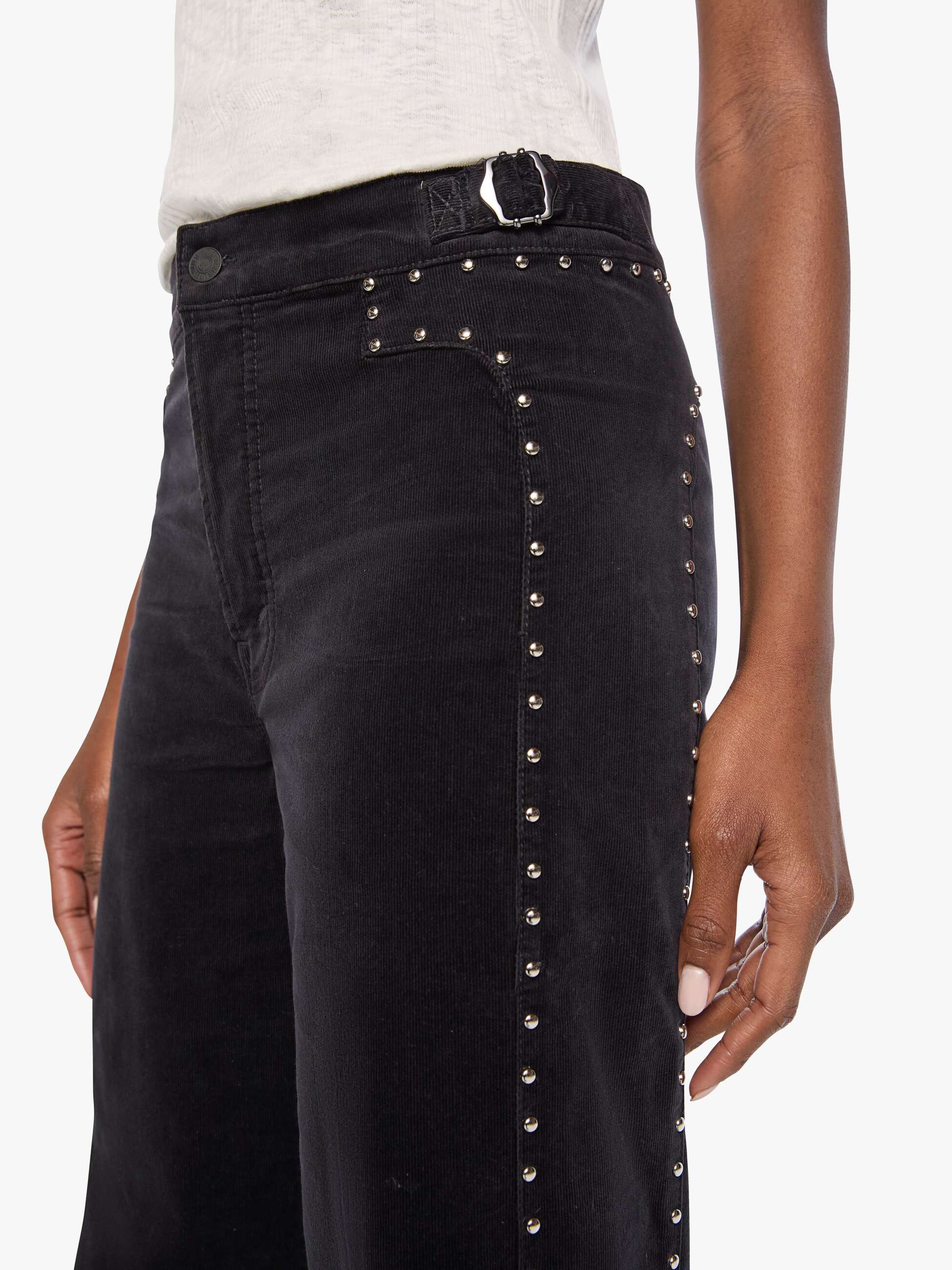 Mother The T-Bone Tomcat Roller Skimp Jeans Beluga
