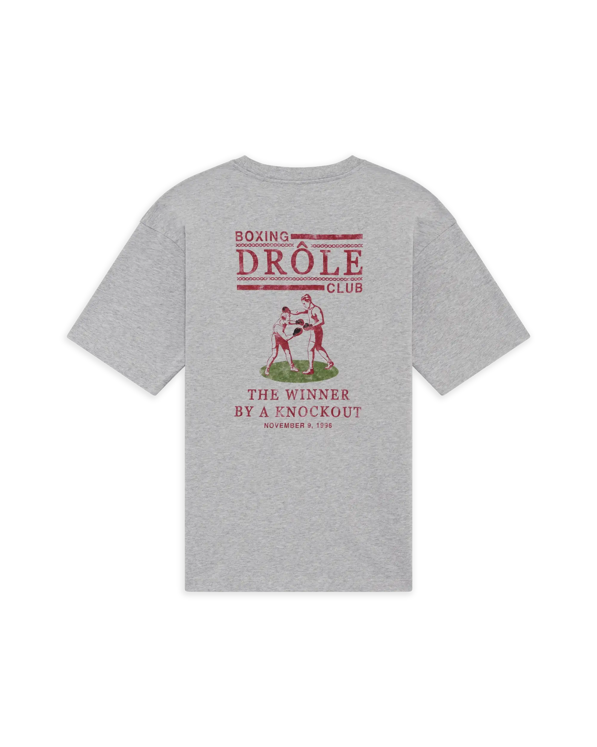 Drôle De Monsieur Drôle Boxers T-Shirt grau Baumwolle