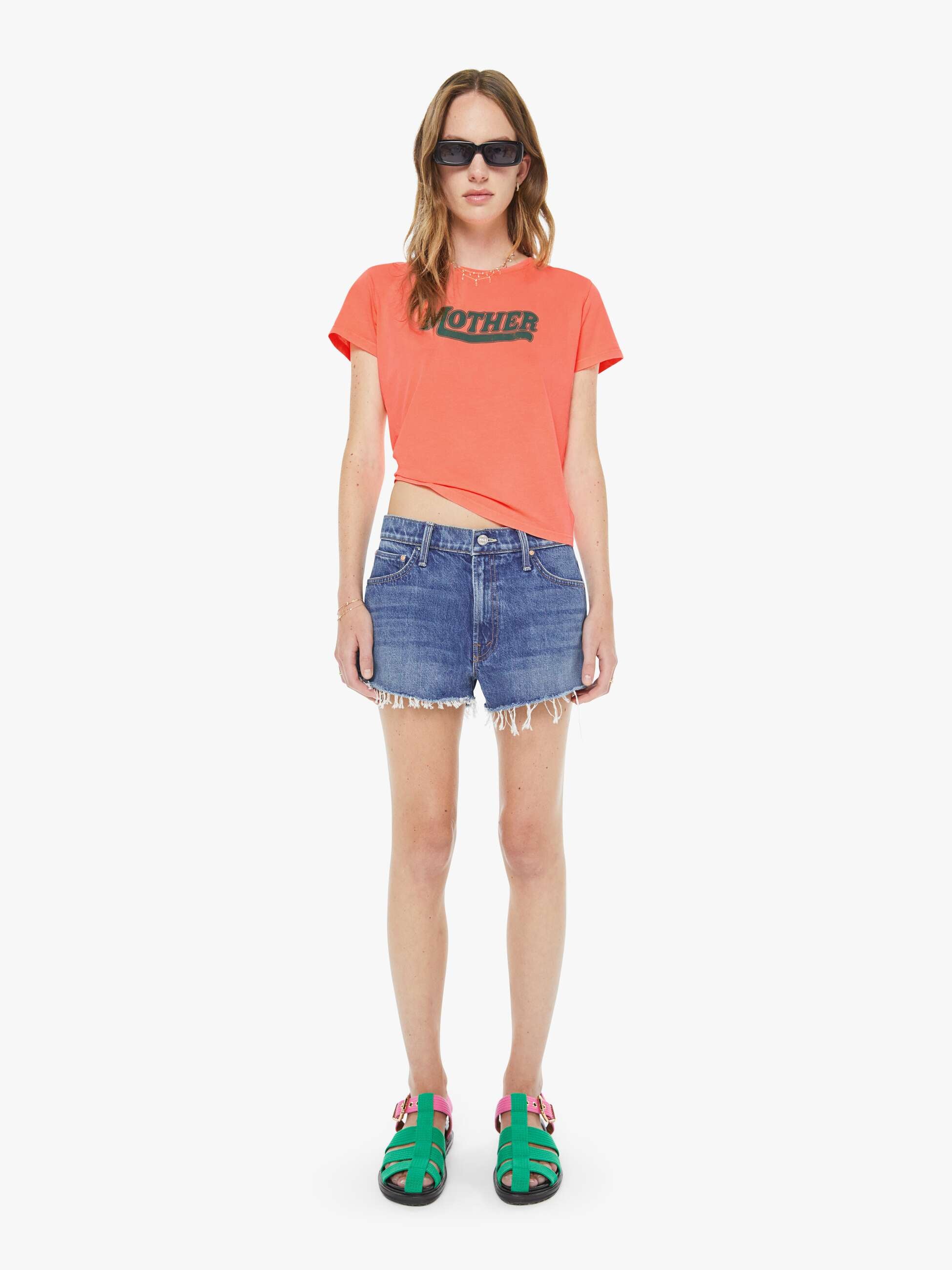 Mother Lil Goodie Goodie T-Shirt Motherline Orange