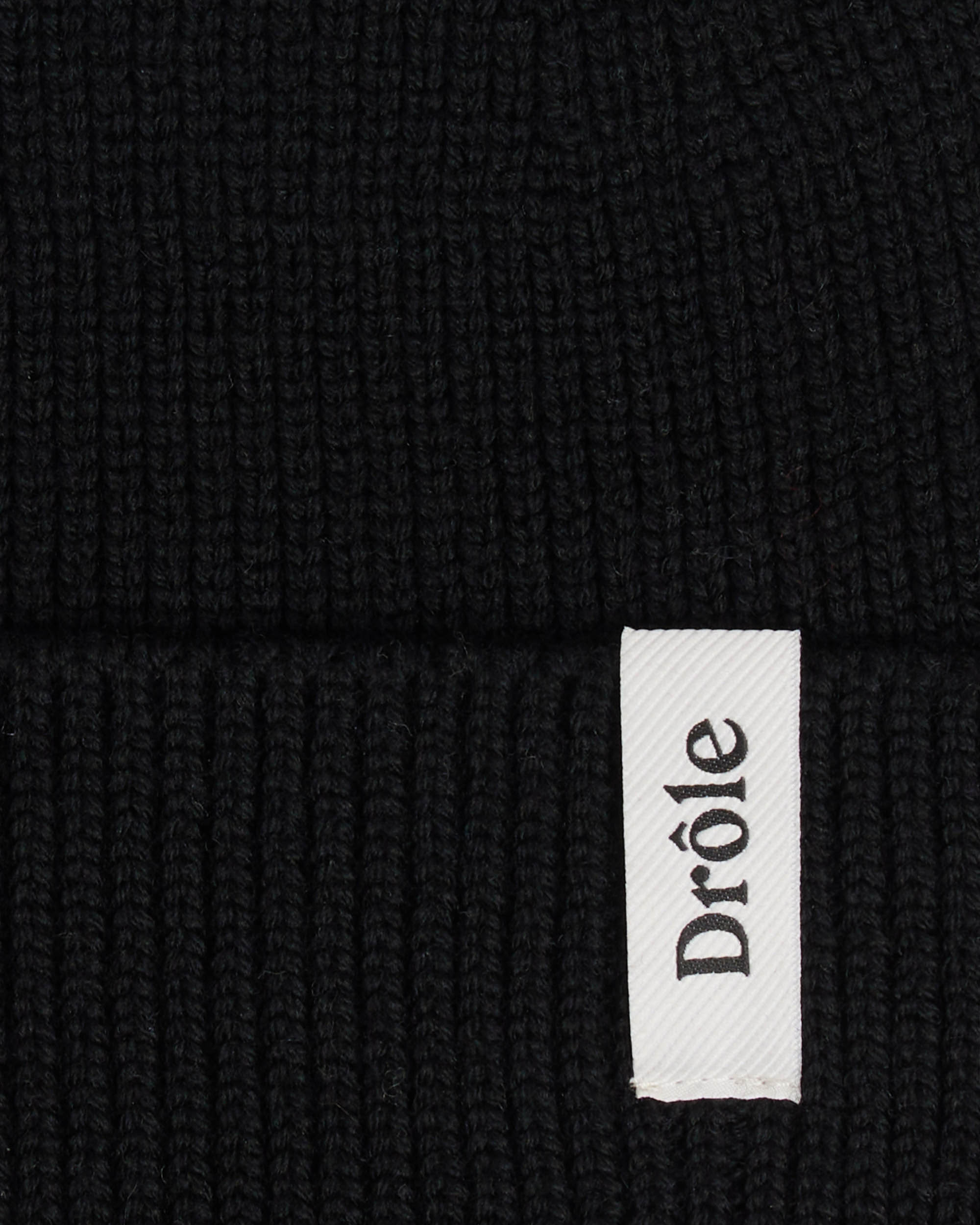 Drôle De Monsieur Le Bonnet Mütze Wolle Schwarz