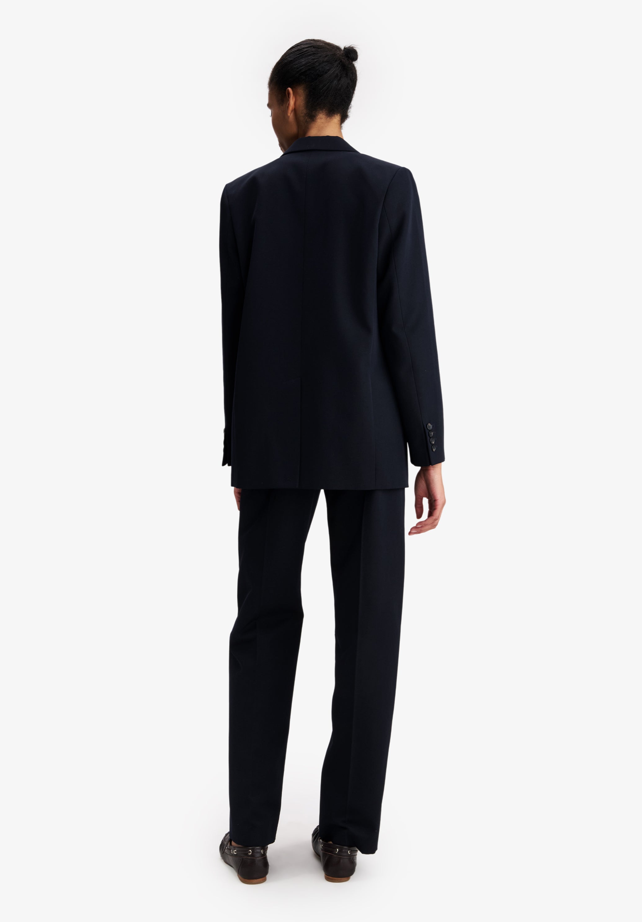 A.P.C. marineblaue Anzughose Hose 38 gerader Schnitt