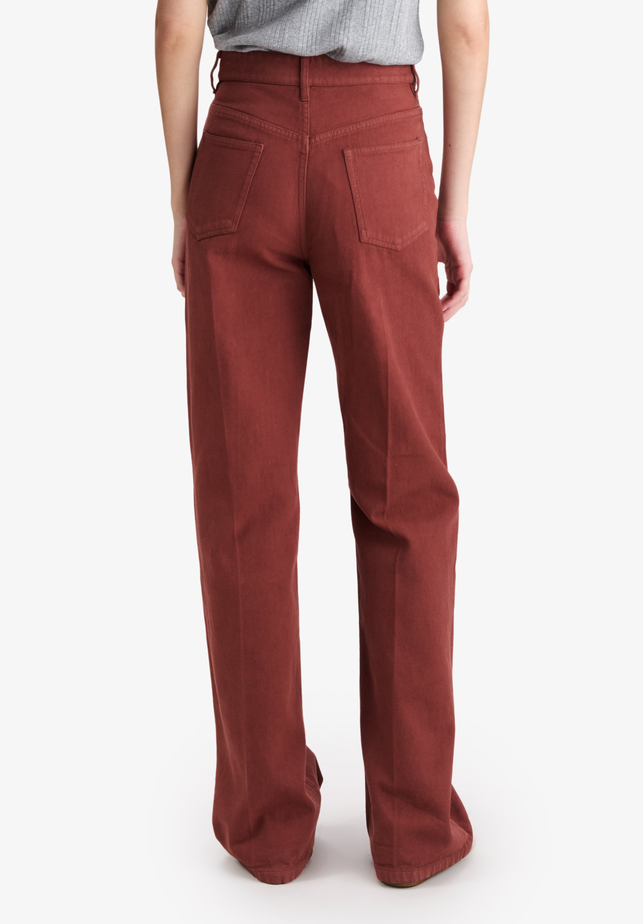 A.P.C. Domino Jeans High Waist gerade recycelte Baumwolle