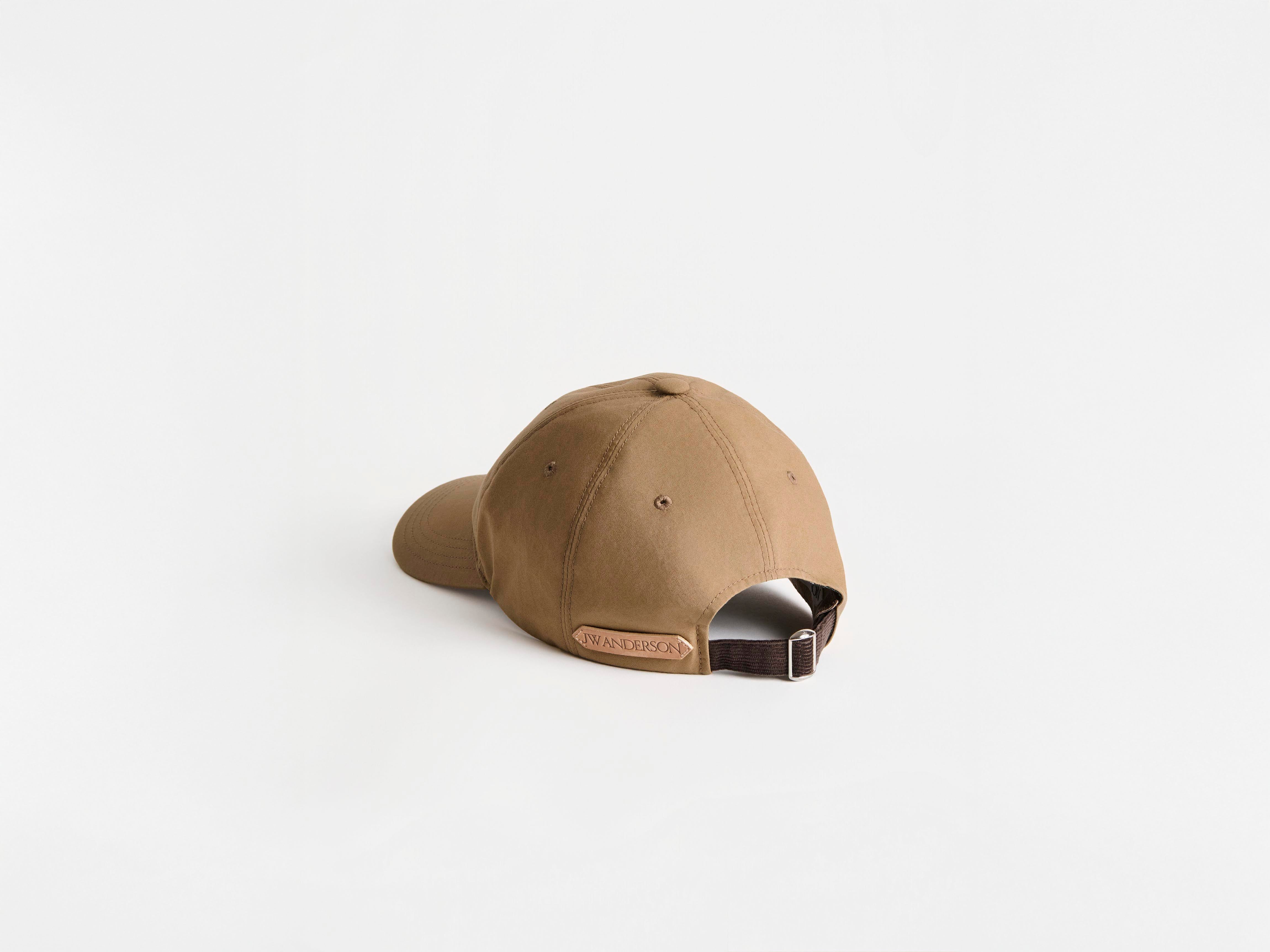J.W.Anderson Baseball Cap Beige gewachste Baumwolle
