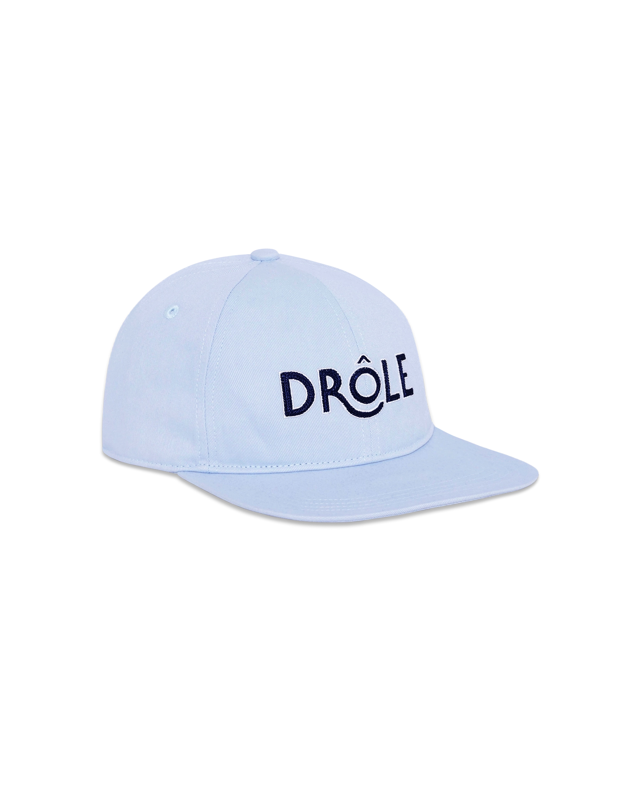 Drôle De Monsieur Casquette Drôle Cap Hellblau Baumwolle