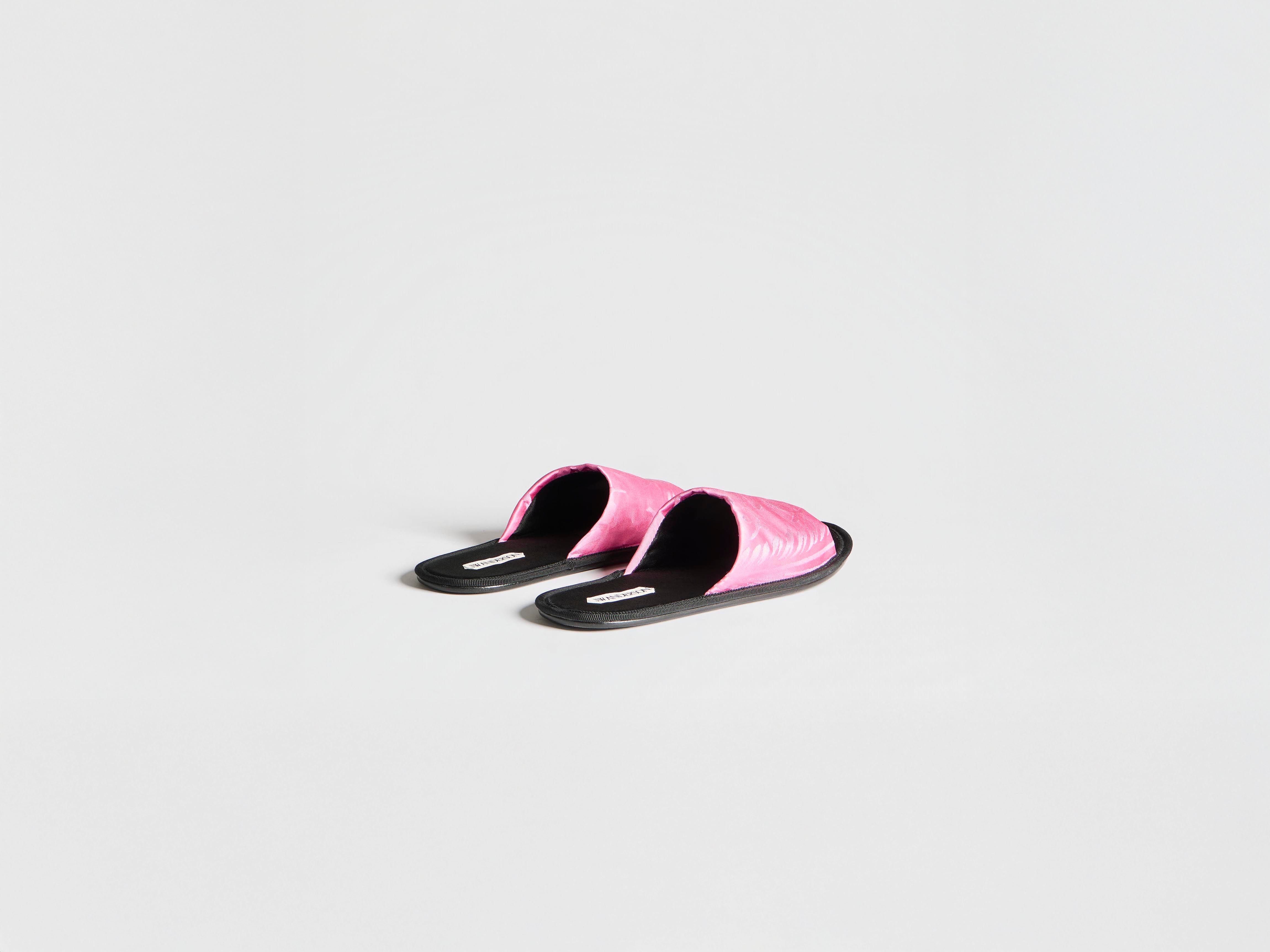 J.W.Anderson Open Toe Slides Pantoletten Camellia Rosa